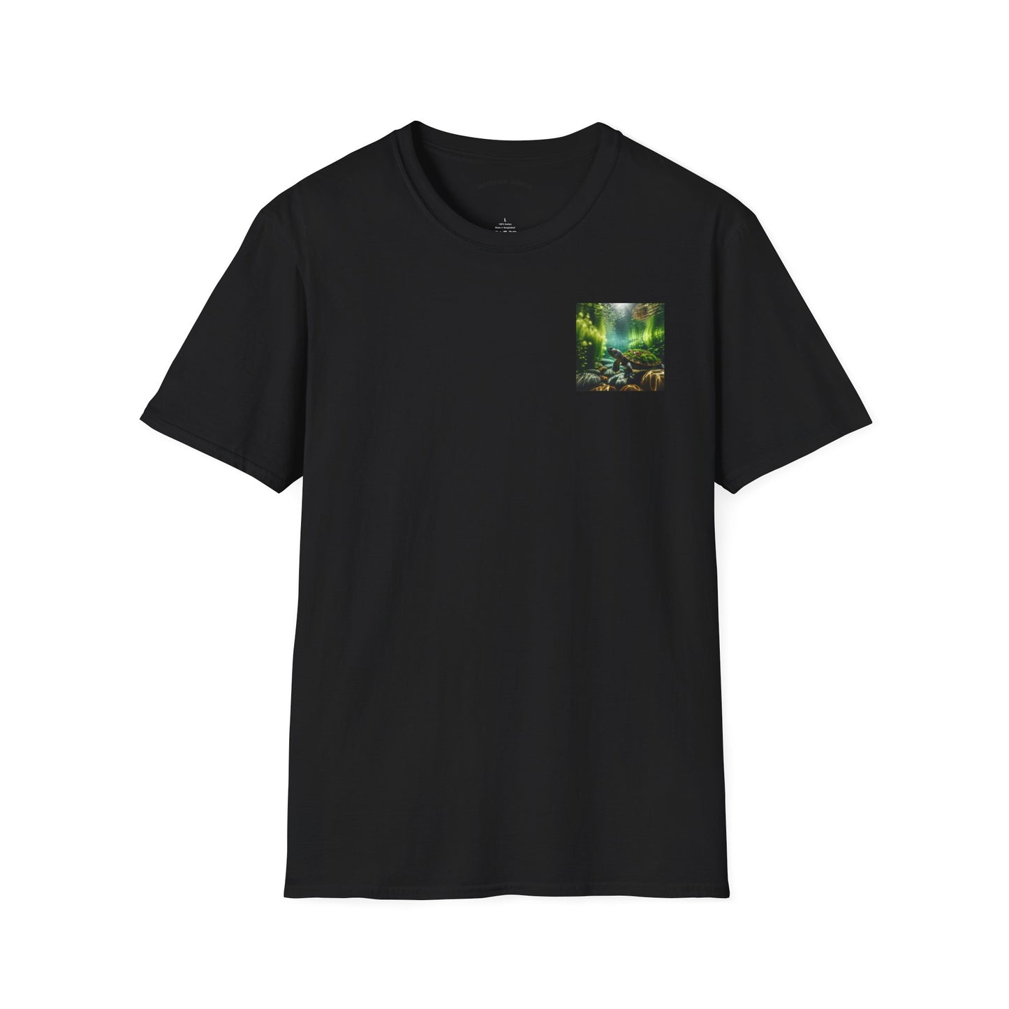 Ocean T-Shirt, Beach Wear, Turtle Design Tee, Nature Lover Gift, Diving Adventure Shirt