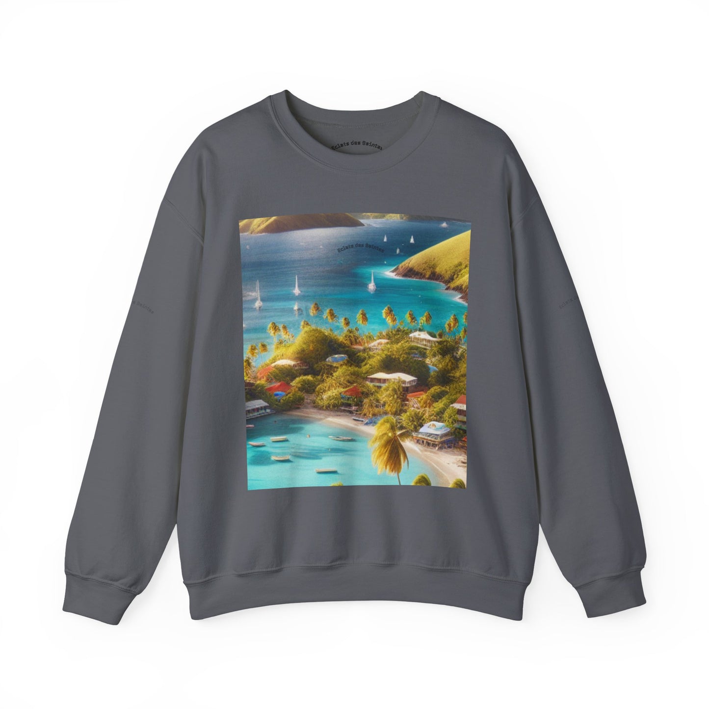 Tropical Paradise Sweatshirt, Cozy Crewneck for Beach Lovers, Perfect for Travel, Summer Vibes, Gift for Friends