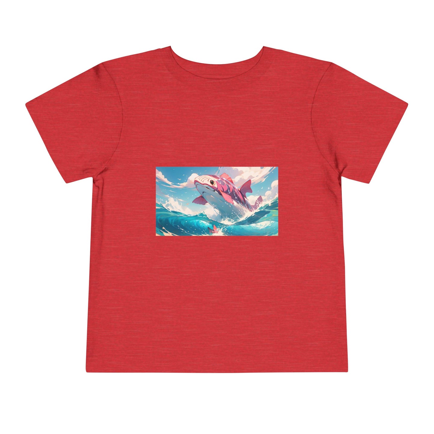 Colorful Dolphin Toddler Tee, Cute Kids T-Shirt, Summer Gift, Beachwear, Fun Playtime Shirt, Ocean Vibe Apparel