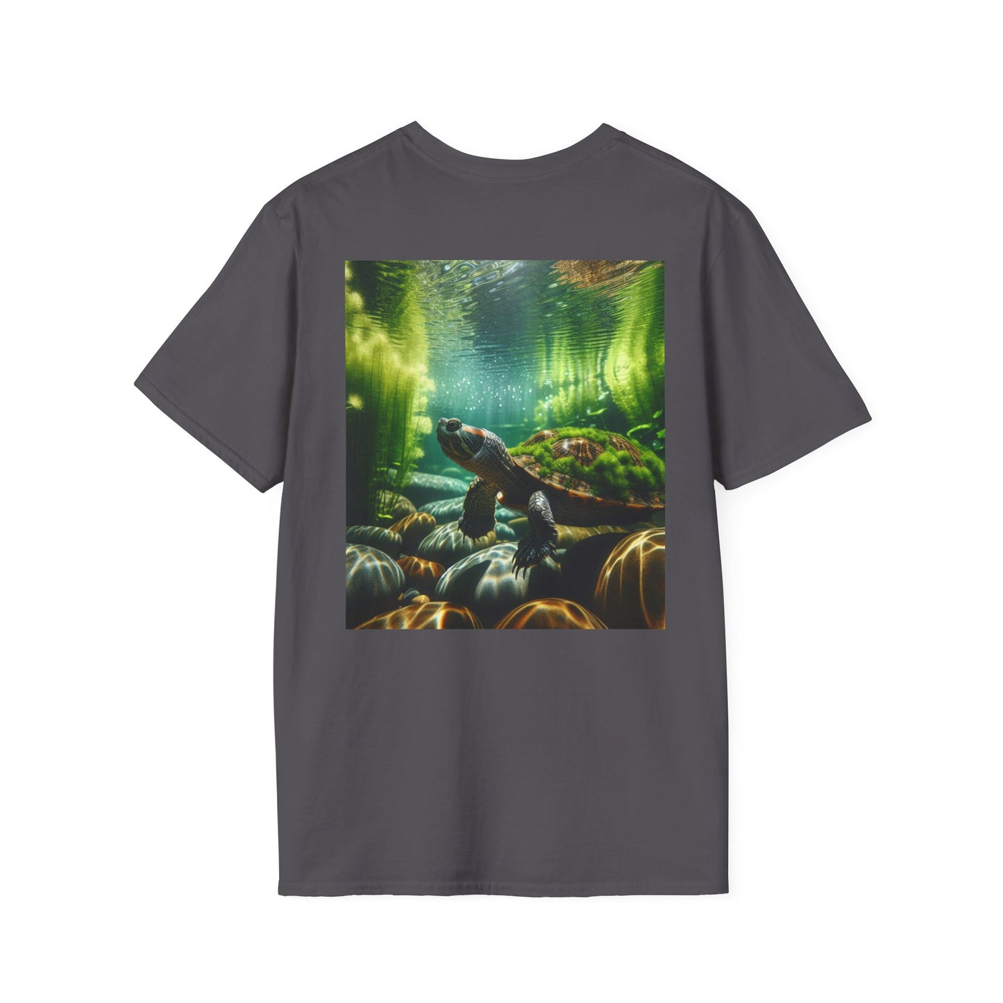 Ocean T-Shirt, Beach Wear, Turtle Design Tee, Nature Lover Gift, Diving Adventure Shirt