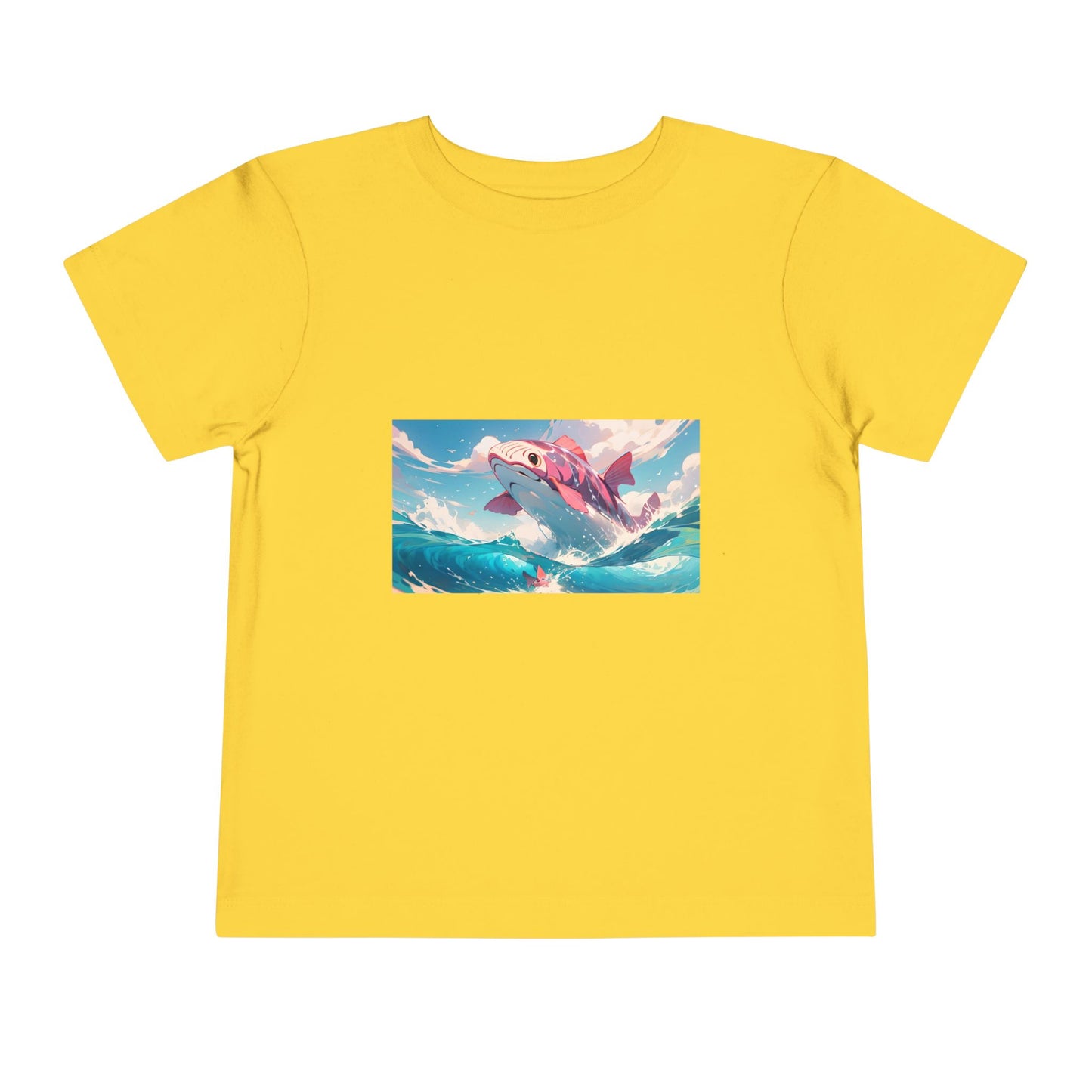 Colorful Dolphin Toddler Tee, Cute Kids T-Shirt, Summer Gift, Beachwear, Fun Playtime Shirt, Ocean Vibe Apparel