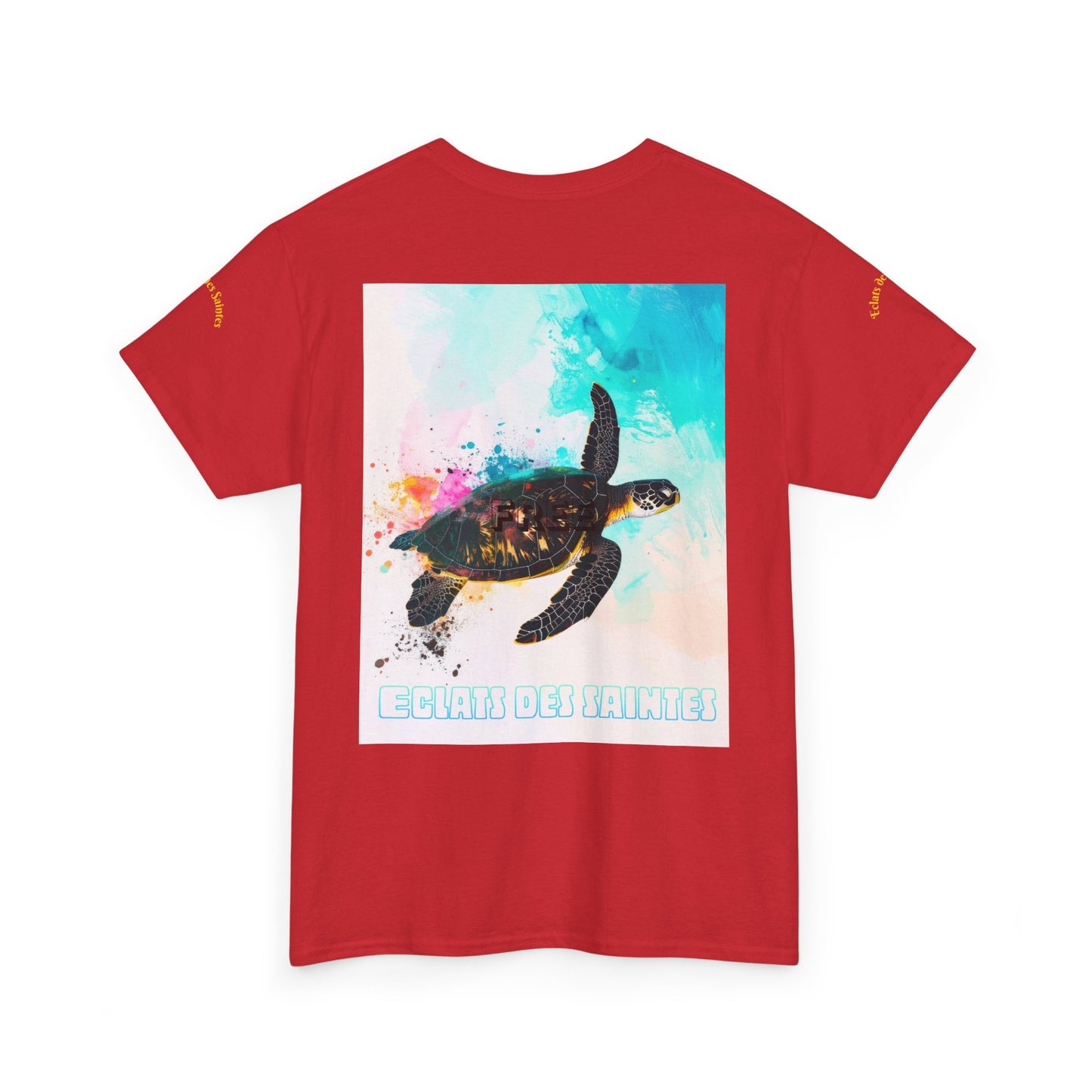 Colorful Turtle Graphic Tee, Unisex Beach Shirt, Ocean Lover Gift, Eco-Friendly Apparel, Summer Casual Wear