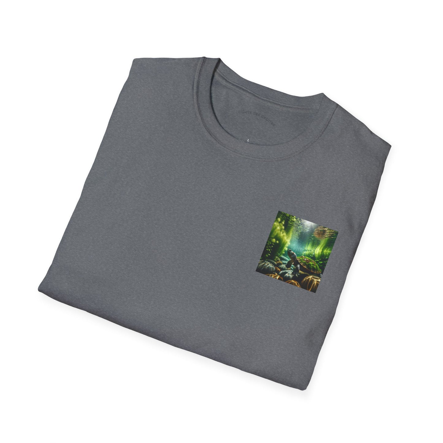 Ocean T-Shirt, Beach Wear, Turtle Design Tee, Nature Lover Gift, Diving Adventure Shirt