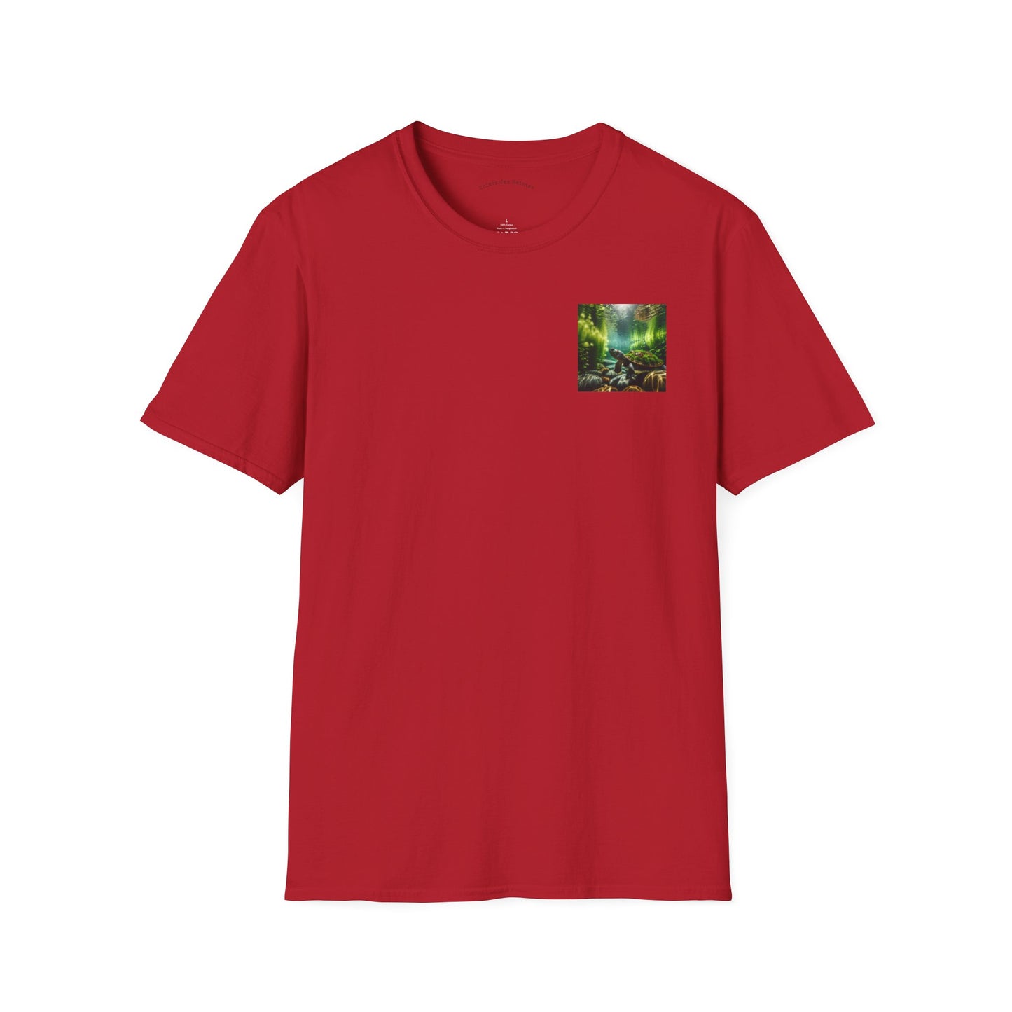 Ocean T-Shirt, Beach Wear, Turtle Design Tee, Nature Lover Gift, Diving Adventure Shirt