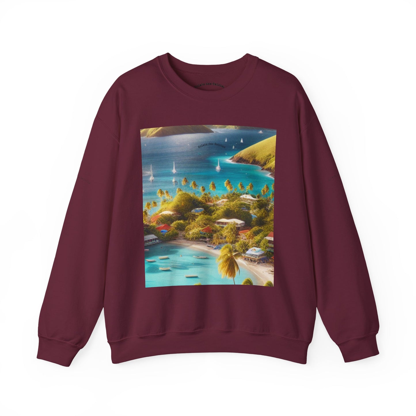 Tropical Paradise Sweatshirt, Cozy Crewneck for Beach Lovers, Perfect for Travel, Summer Vibes, Gift for Friends
