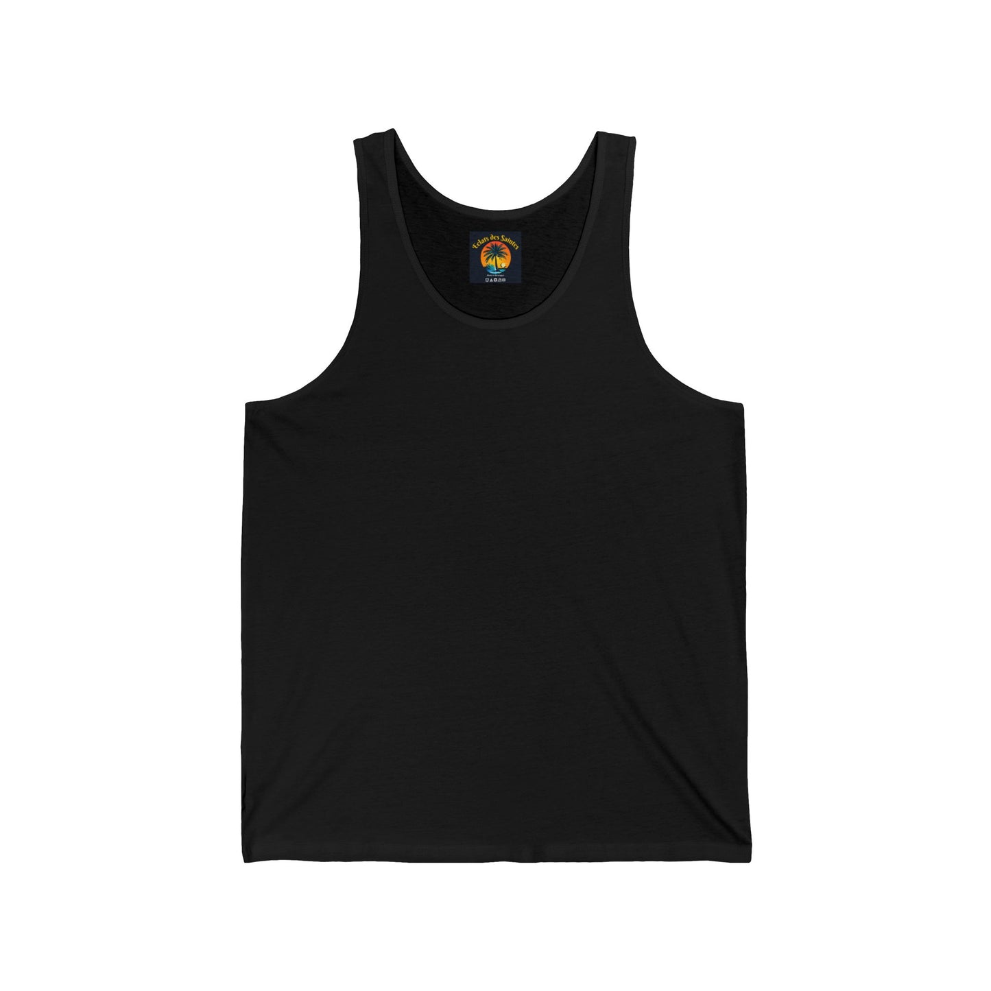 Colorful Sea Turtle Unisex Jersey Tank - Graphic Tee, Beachwear, Summer Top, Eco-Friendly, Casual Outfit