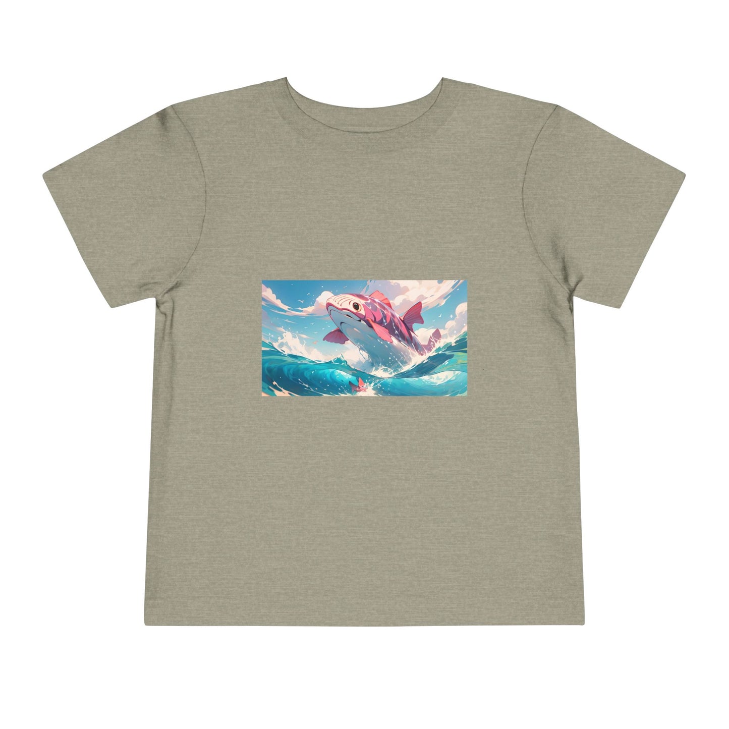 Colorful Dolphin Toddler Tee, Cute Kids T-Shirt, Summer Gift, Beachwear, Fun Playtime Shirt, Ocean Vibe Apparel