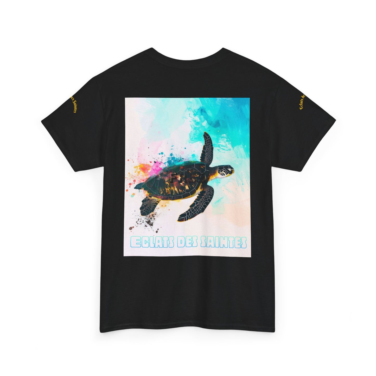 Colorful Turtle Graphic Tee, Unisex Beach Shirt, Ocean Lover Gift, Eco-Friendly Apparel, Summer Casual Wear
