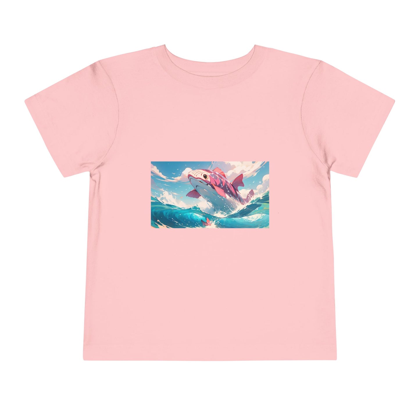 Colorful Dolphin Toddler Tee, Cute Kids T-Shirt, Summer Gift, Beachwear, Fun Playtime Shirt, Ocean Vibe Apparel