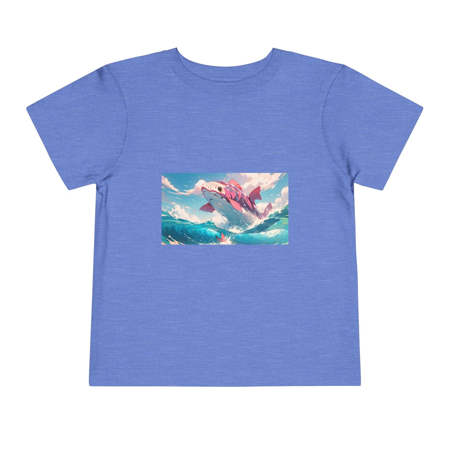 Colorful Dolphin Toddler Tee, Cute Kids T-Shirt, Summer Gift, Beachwear, Fun Playtime Shirt, Ocean Vibe Apparel