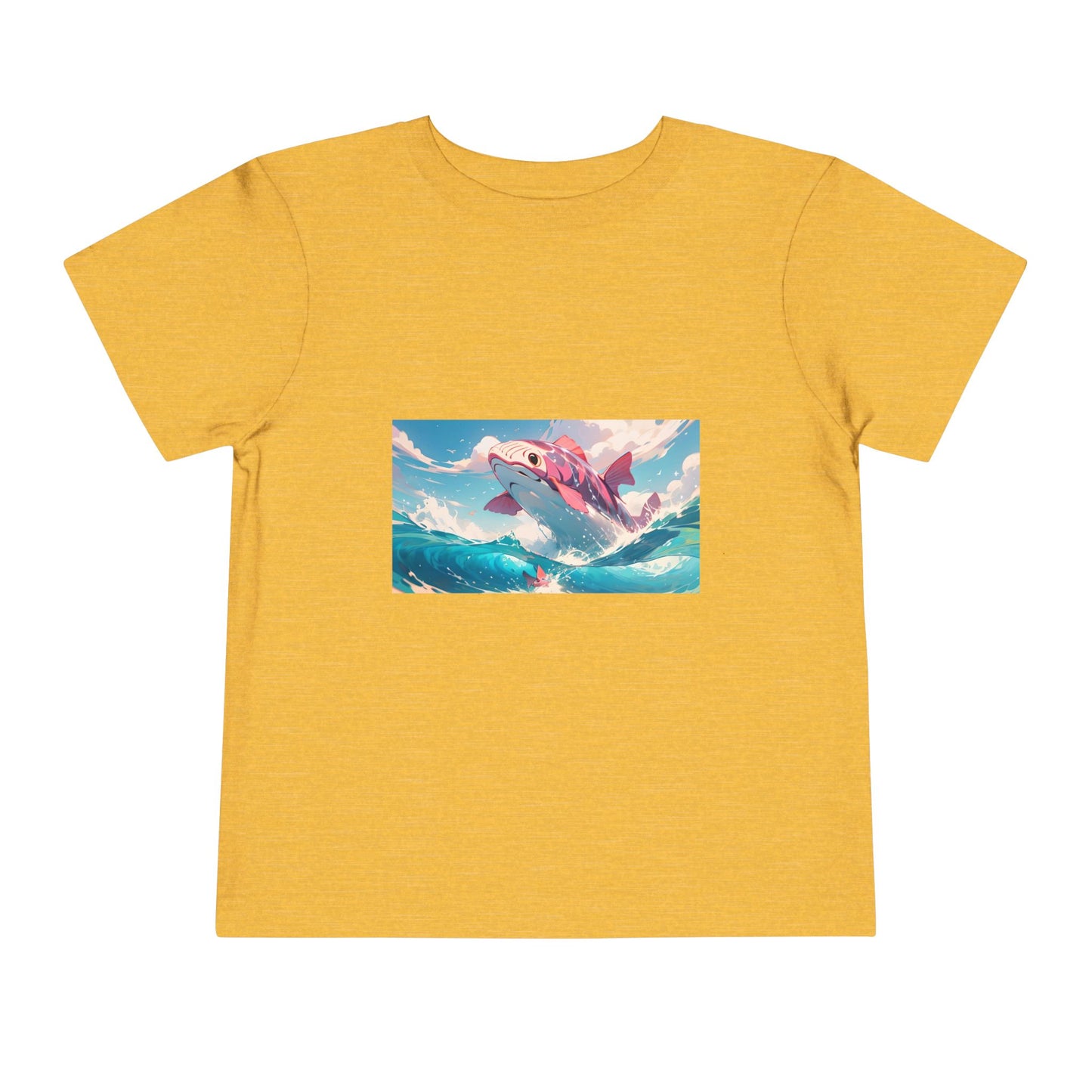 Colorful Dolphin Toddler Tee, Cute Kids T-Shirt, Summer Gift, Beachwear, Fun Playtime Shirt, Ocean Vibe Apparel