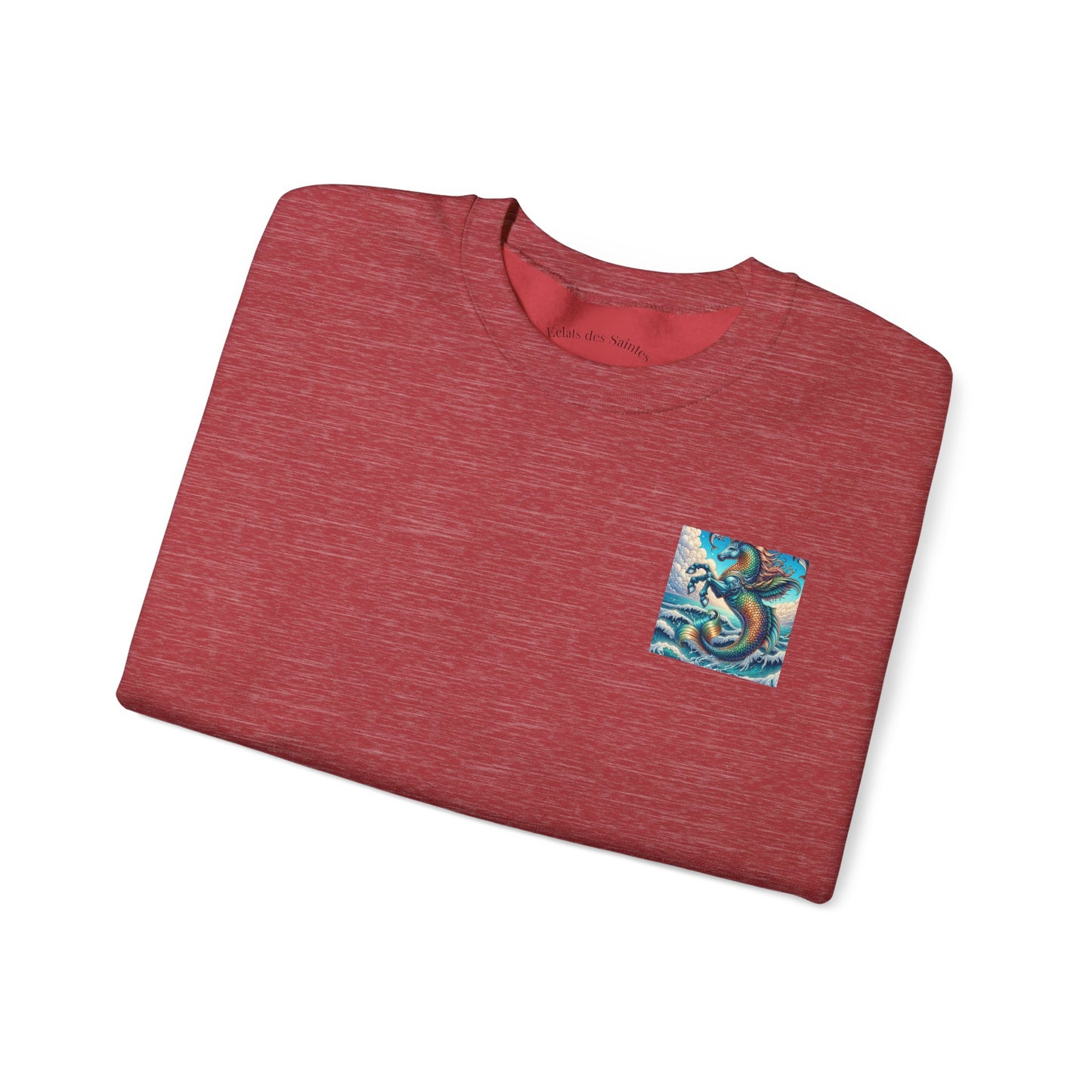 Ocean-Inspired Graphic Sweatshirt, Seaside Cozy Crewneck, Beach Vibes Clothing, Artwork Sweatshirt, Ideal Gift for Ocean Lovers