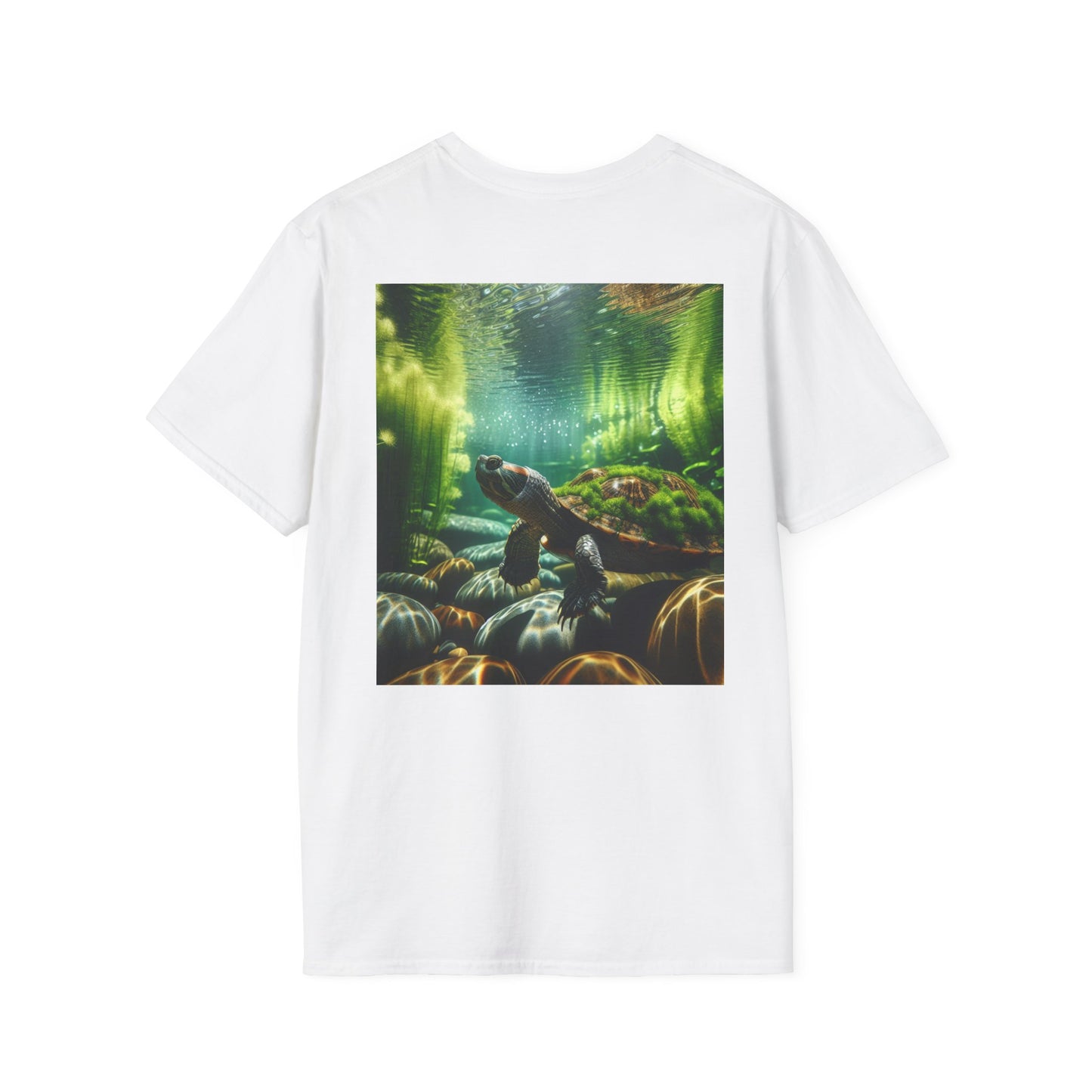 Ocean T-Shirt, Beach Wear, Turtle Design Tee, Nature Lover Gift, Diving Adventure Shirt