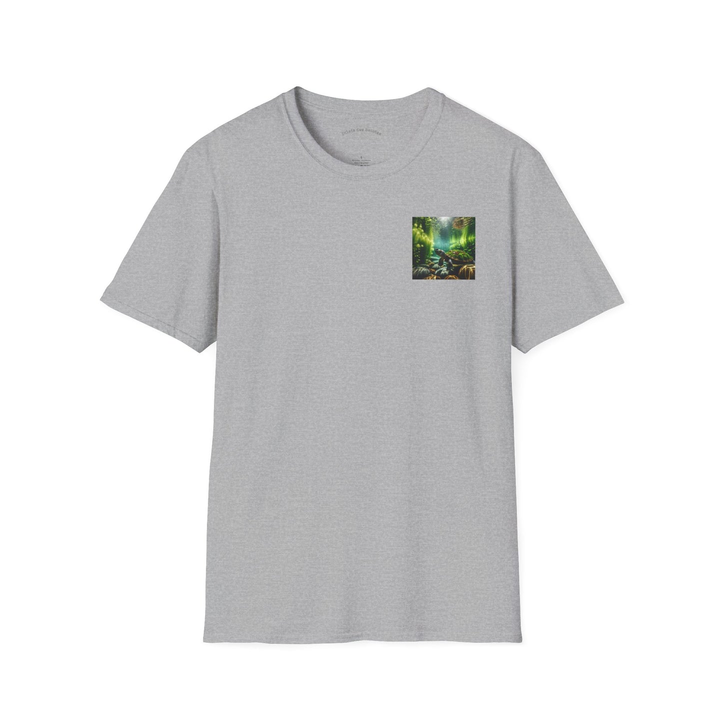 Ocean T-Shirt, Beach Wear, Turtle Design Tee, Nature Lover Gift, Diving Adventure Shirt
