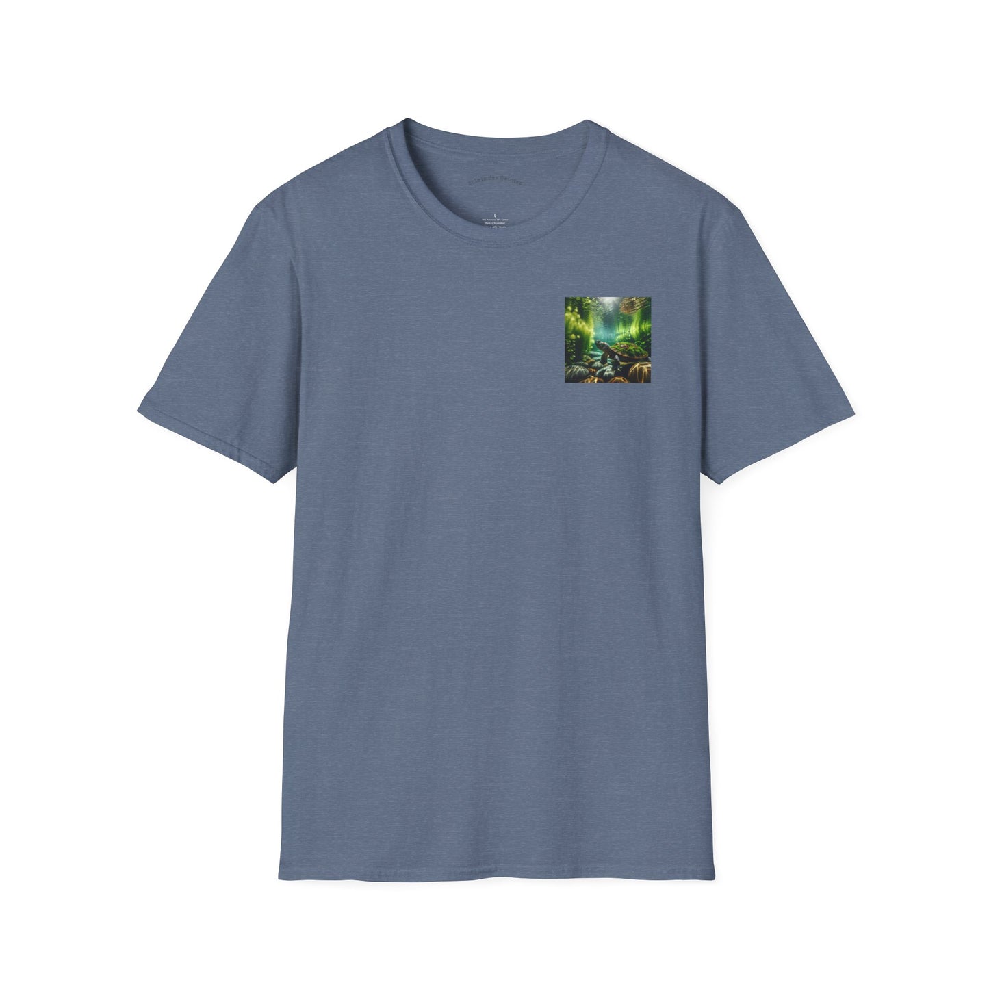 Ocean T-Shirt, Beach Wear, Turtle Design Tee, Nature Lover Gift, Diving Adventure Shirt