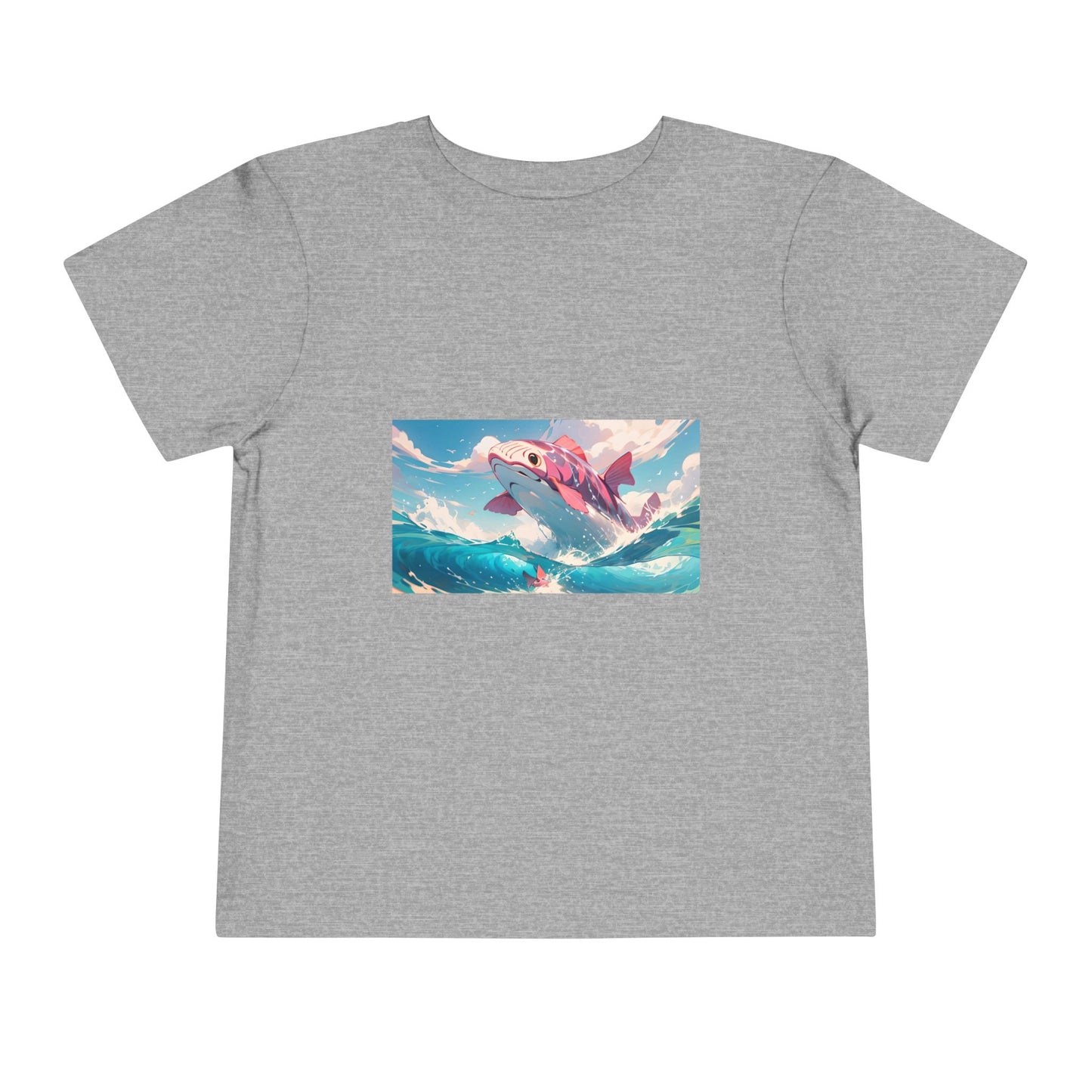 Colorful Dolphin Toddler Tee, Cute Kids T-Shirt, Summer Gift, Beachwear, Fun Playtime Shirt, Ocean Vibe Apparel