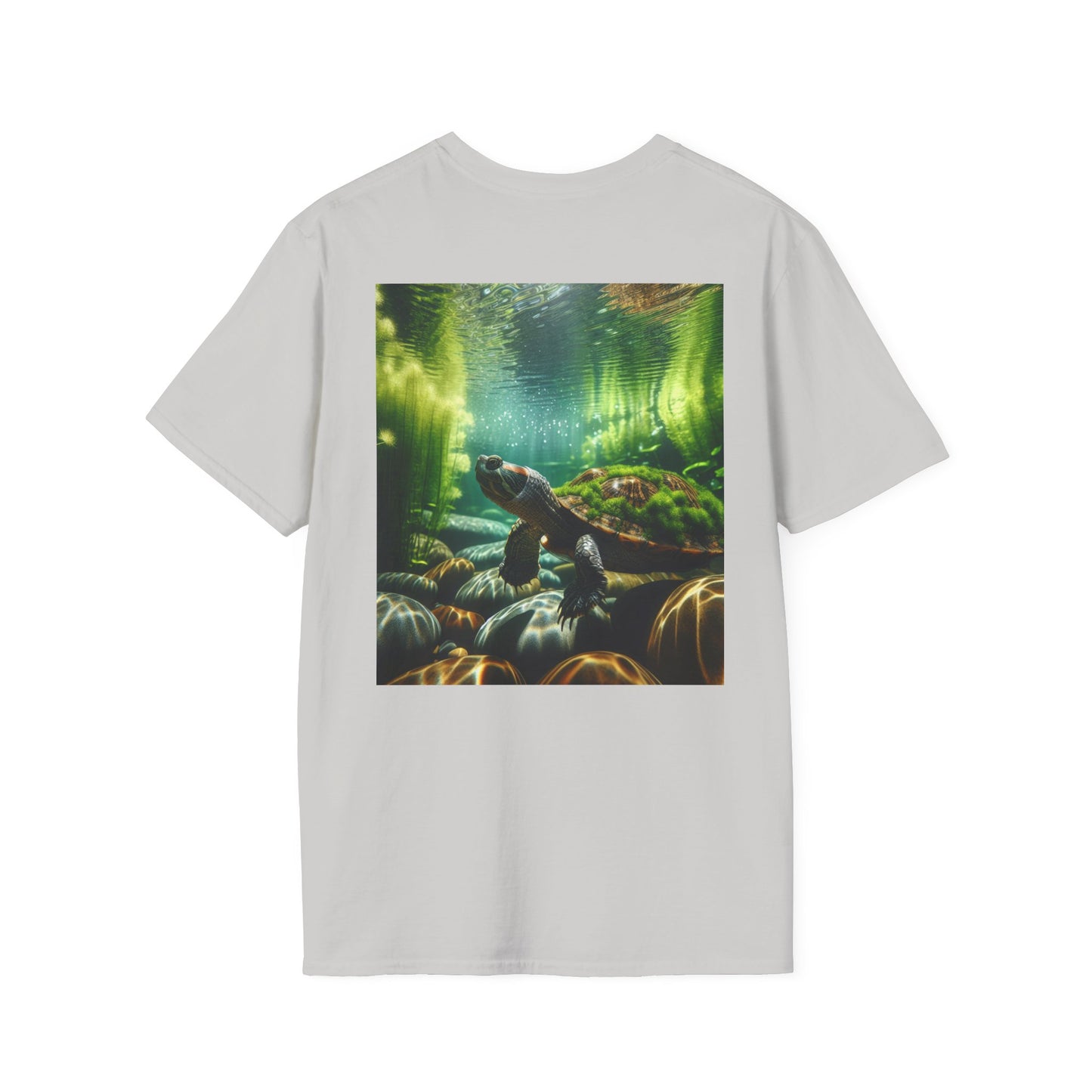 Ocean T-Shirt, Beach Wear, Turtle Design Tee, Nature Lover Gift, Diving Adventure Shirt