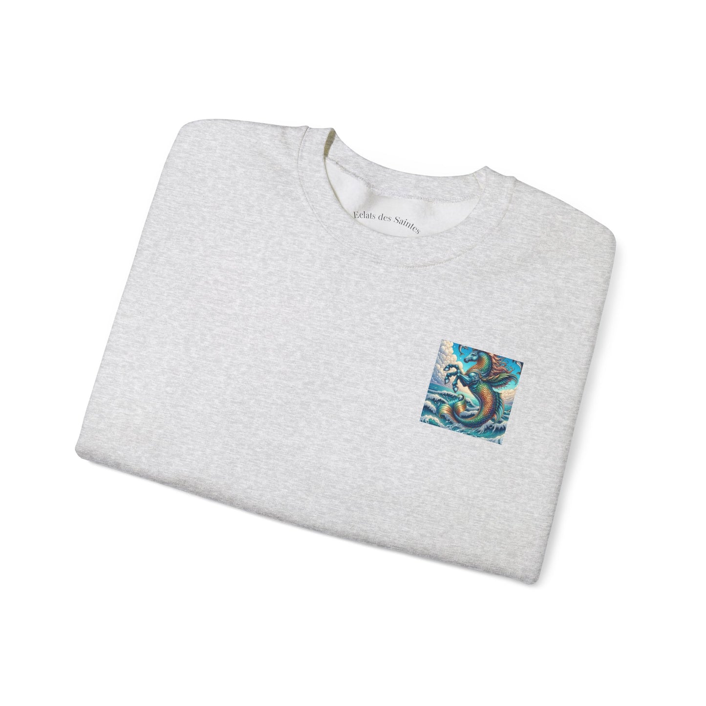 Ocean-Inspired Graphic Sweatshirt, Seaside Cozy Crewneck, Beach Vibes Clothing, Artwork Sweatshirt, Ideal Gift for Ocean Lovers