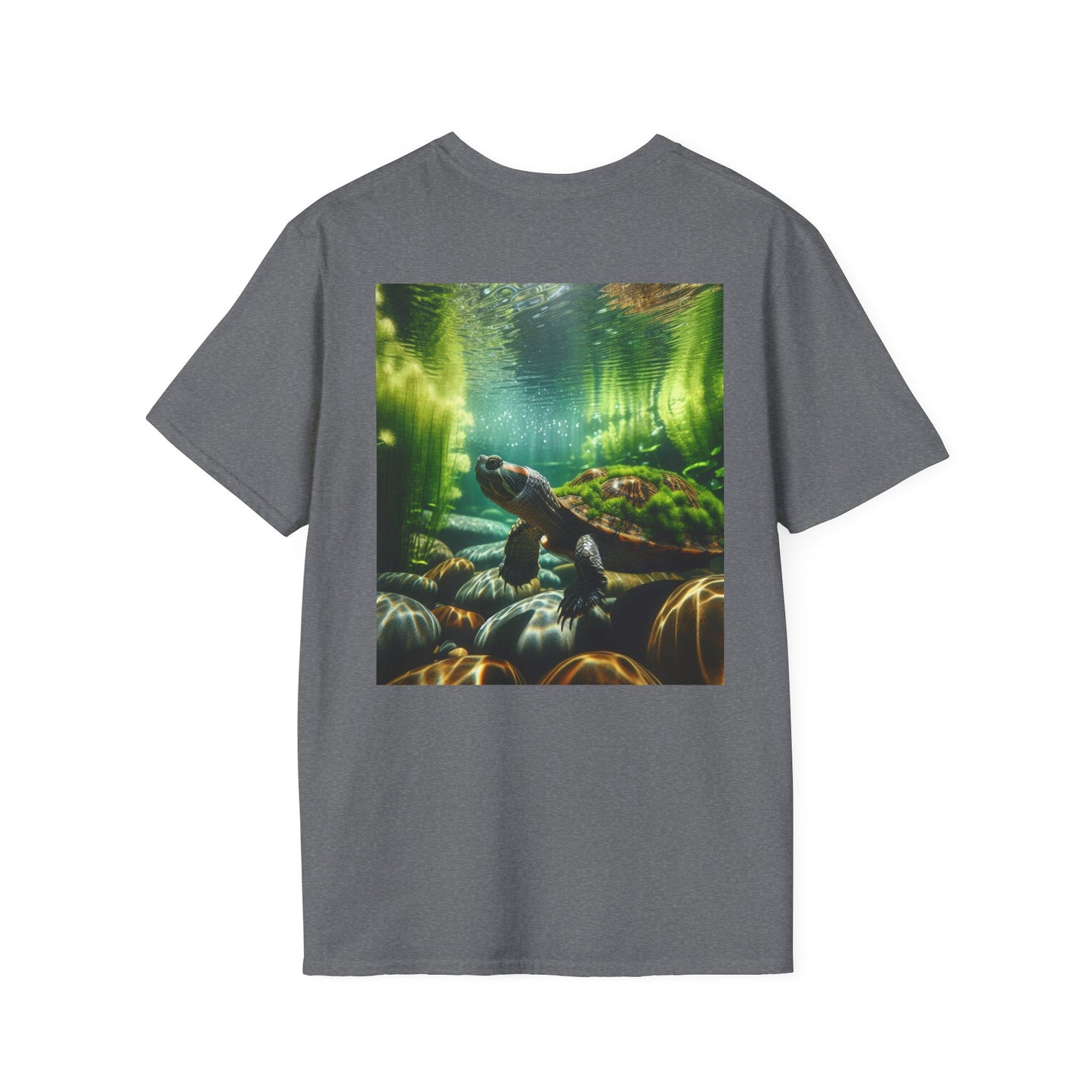 Ocean T-Shirt, Beach Wear, Turtle Design Tee, Nature Lover Gift, Diving Adventure Shirt