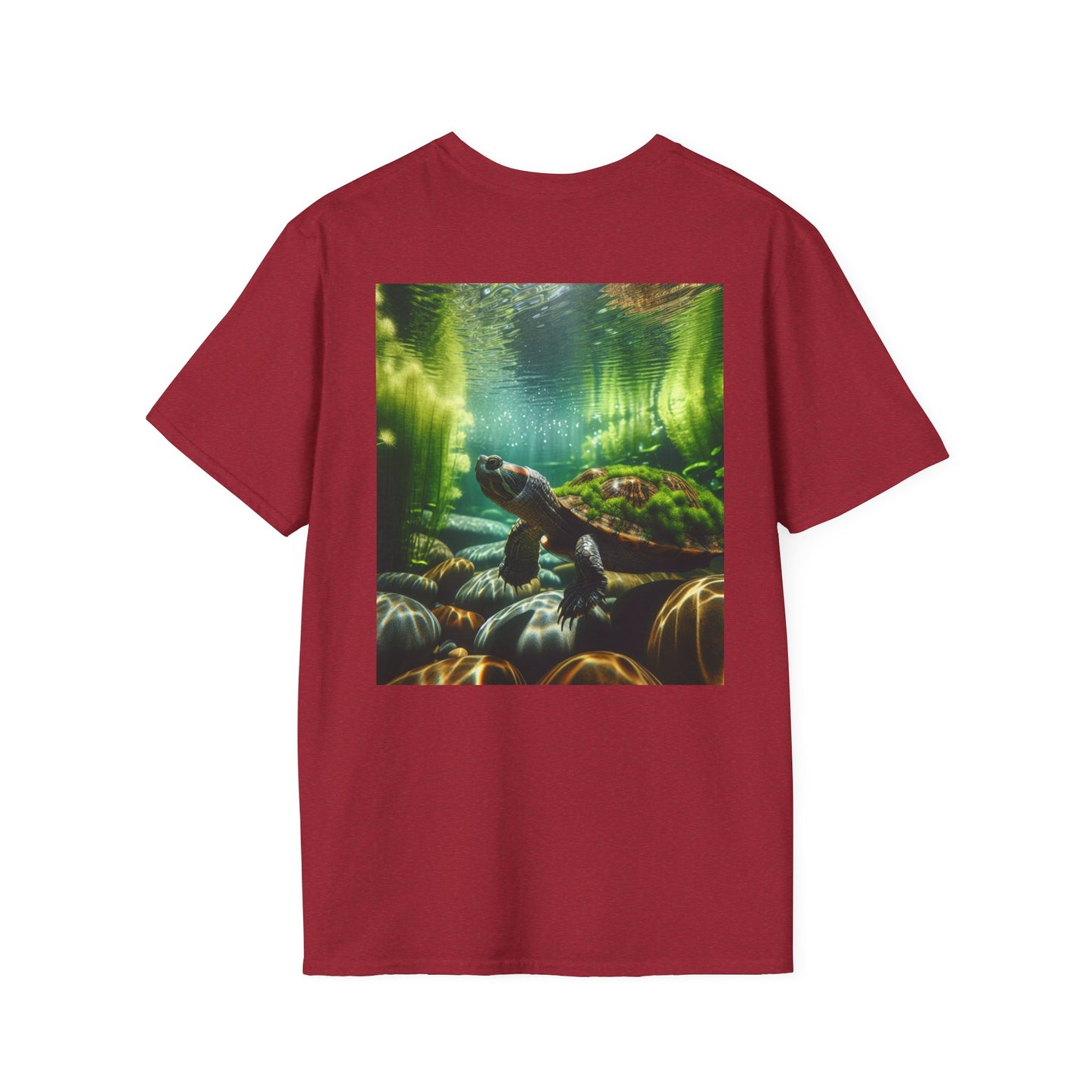 Ocean T-Shirt, Beach Wear, Turtle Design Tee, Nature Lover Gift, Diving Adventure Shirt
