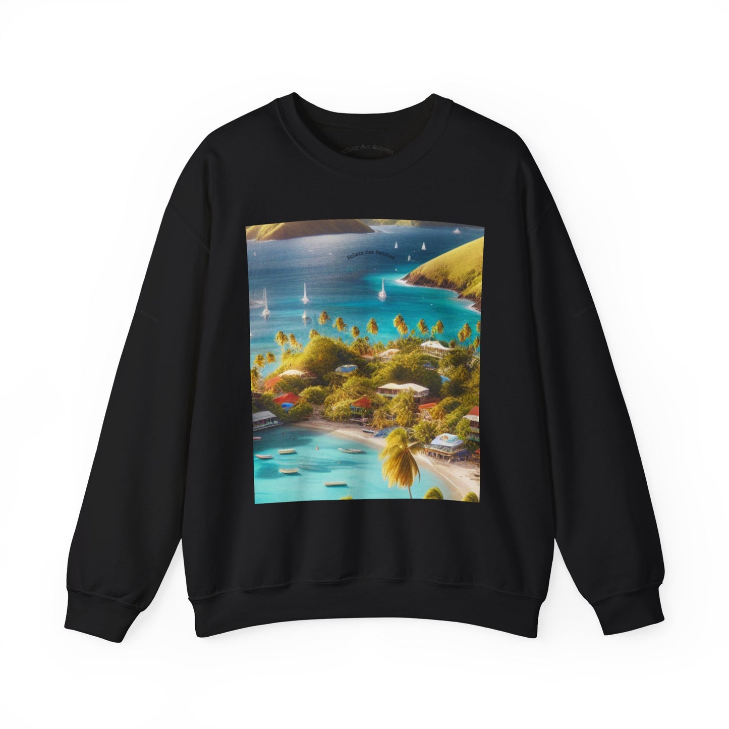 Tropical Paradise Sweatshirt, Cozy Crewneck for Beach Lovers, Perfect for Travel, Summer Vibes, Gift for Friends