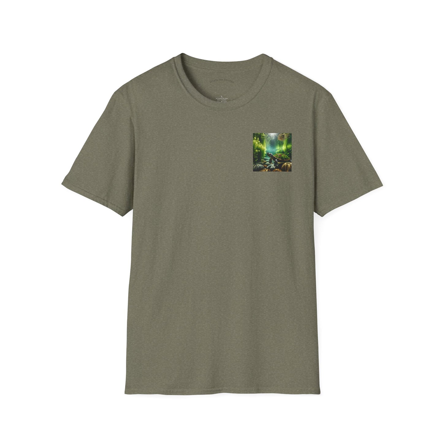 Ocean T-Shirt, Beach Wear, Turtle Design Tee, Nature Lover Gift, Diving Adventure Shirt