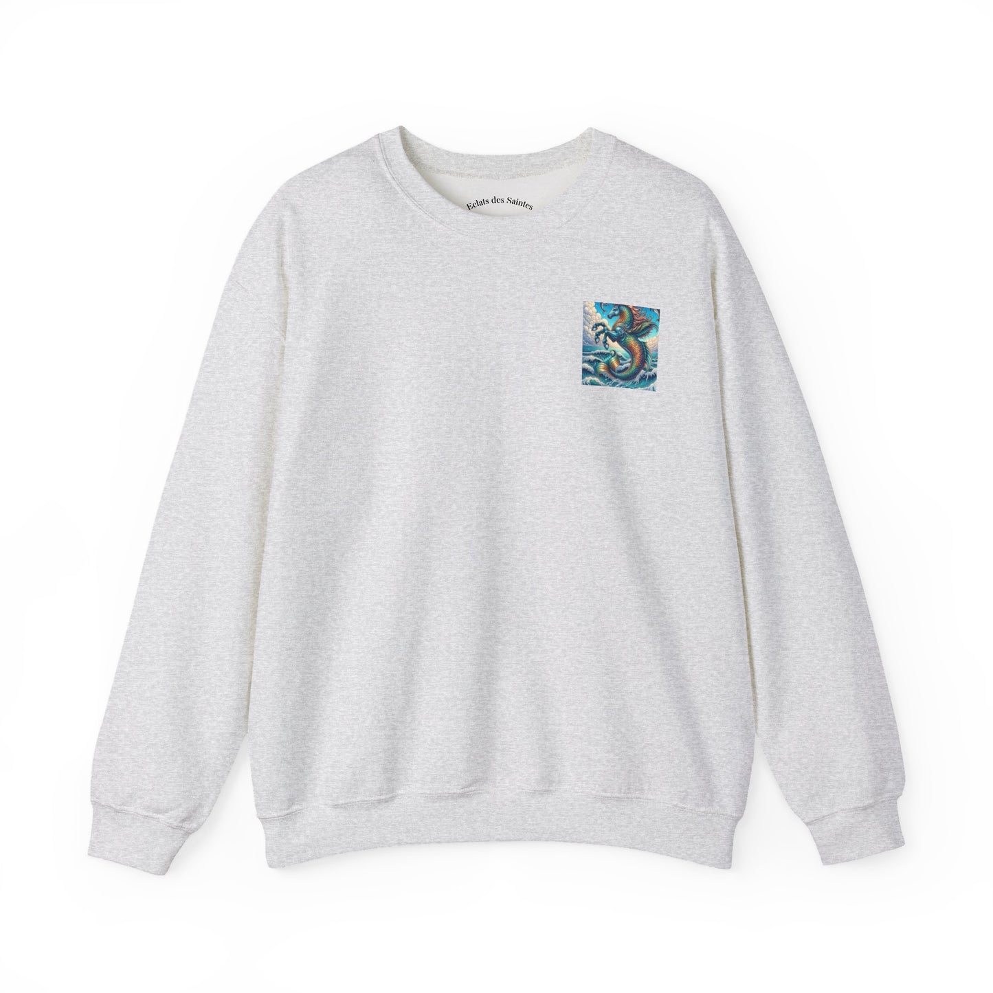 Ocean-Inspired Graphic Sweatshirt, Seaside Cozy Crewneck, Beach Vibes Clothing, Artwork Sweatshirt, Ideal Gift for Ocean Lovers