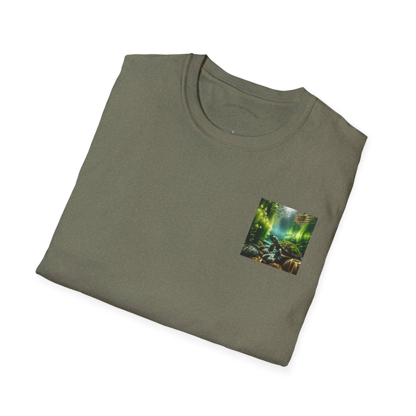 Ocean T-Shirt, Beach Wear, Turtle Design Tee, Nature Lover Gift, Diving Adventure Shirt