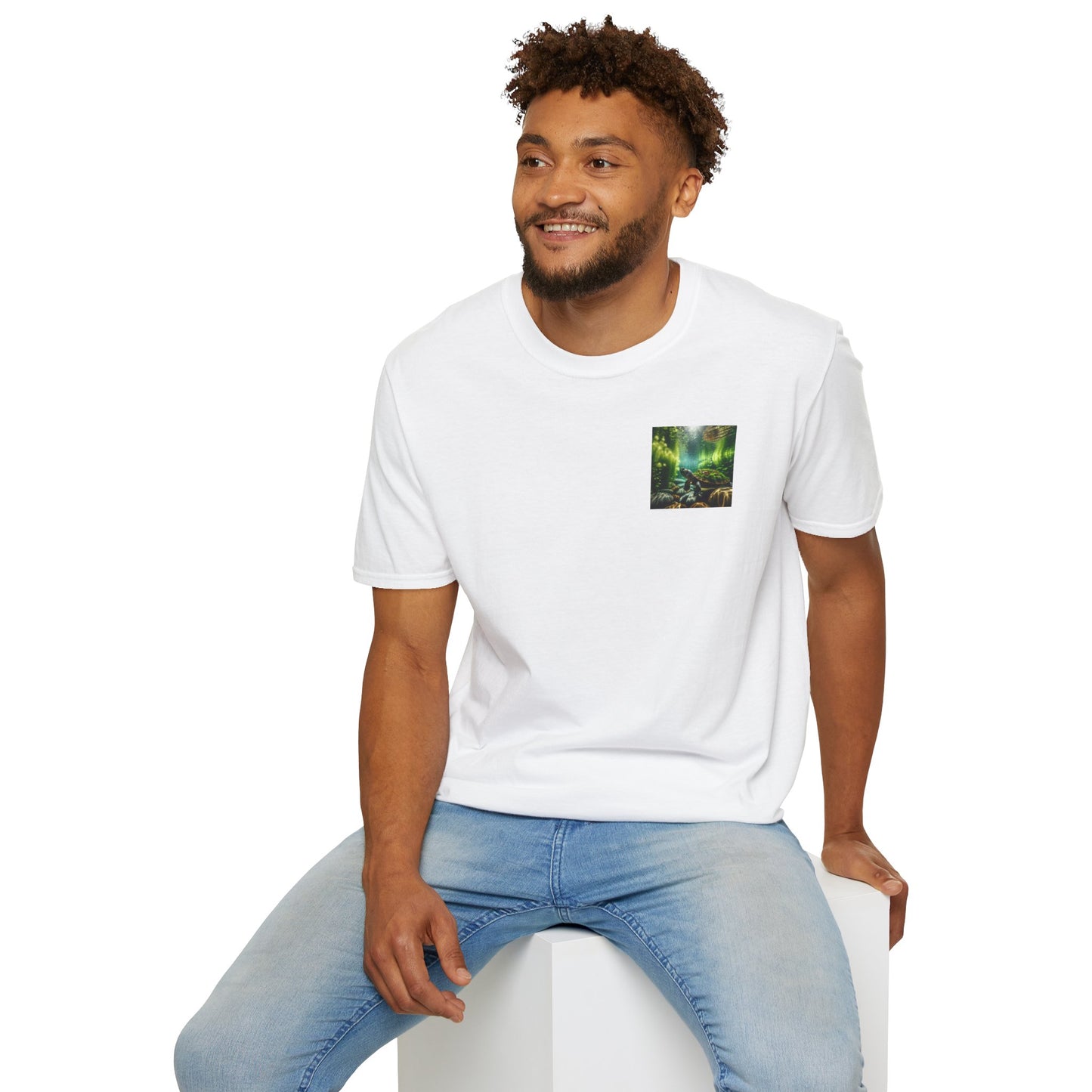 Ocean T-Shirt, Beach Wear, Turtle Design Tee, Nature Lover Gift, Diving Adventure Shirt