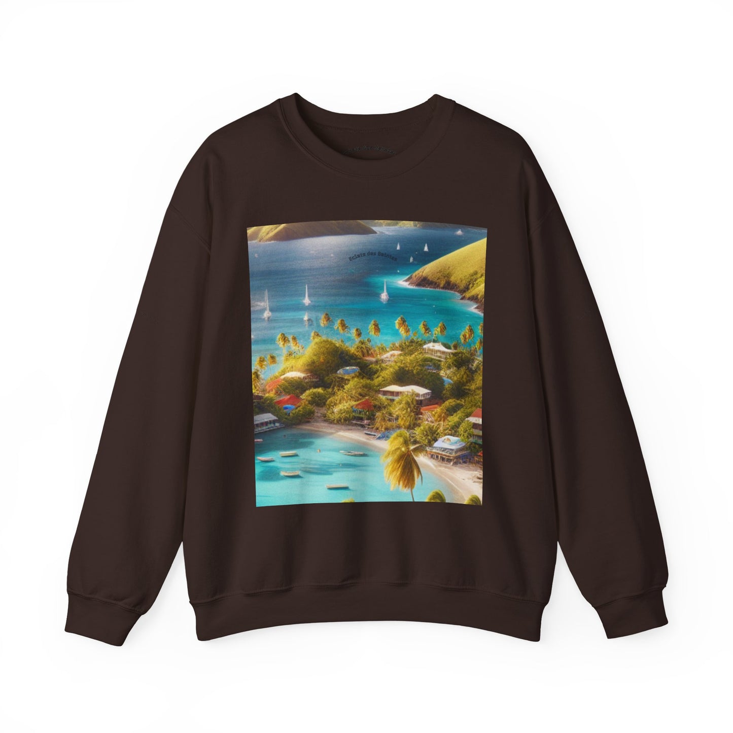 Tropical Paradise Sweatshirt, Cozy Crewneck for Beach Lovers, Perfect for Travel, Summer Vibes, Gift for Friends