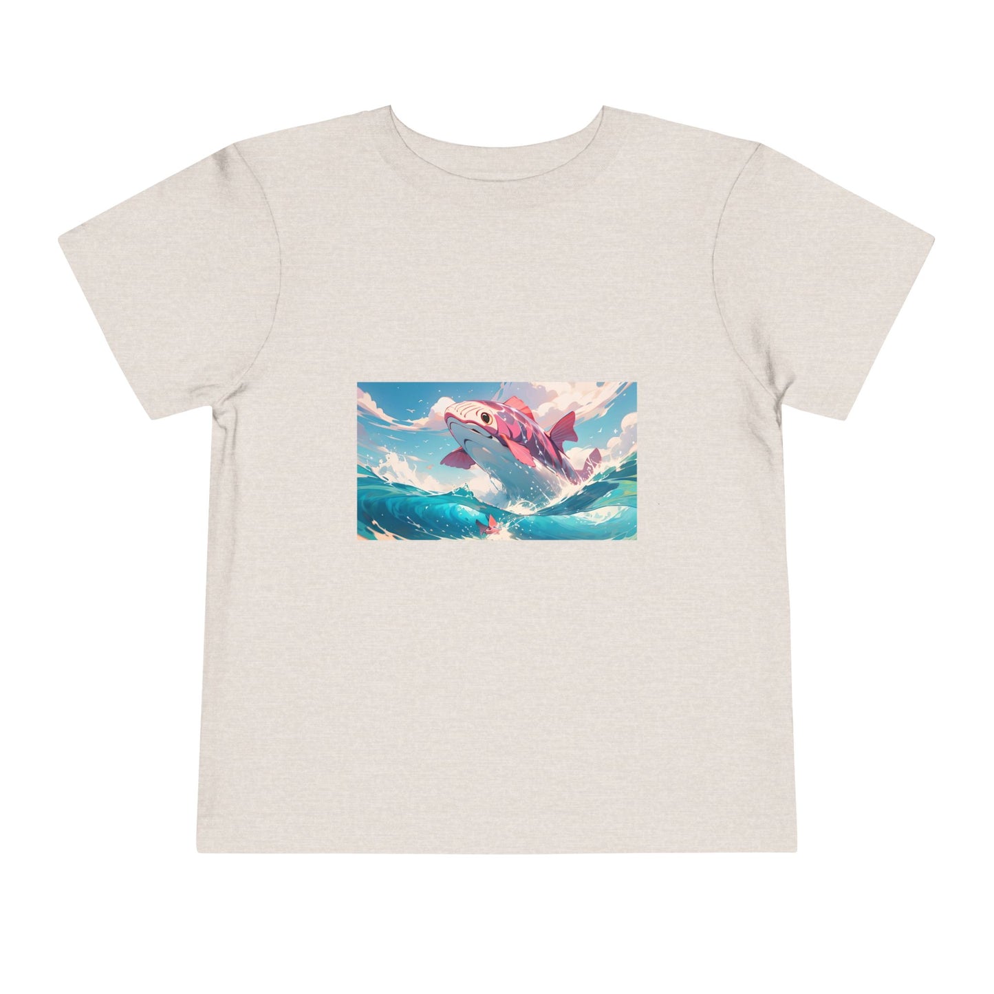 Colorful Dolphin Toddler Tee, Cute Kids T-Shirt, Summer Gift, Beachwear, Fun Playtime Shirt, Ocean Vibe Apparel