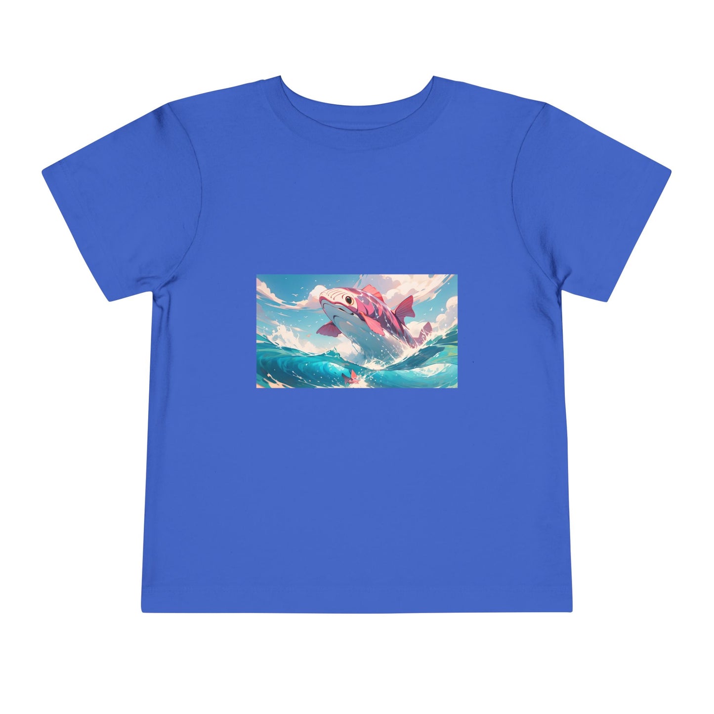 Colorful Dolphin Toddler Tee, Cute Kids T-Shirt, Summer Gift, Beachwear, Fun Playtime Shirt, Ocean Vibe Apparel