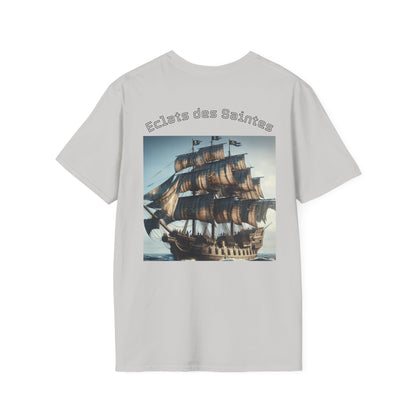 T-shirt unisexe style bateau pirate vintage | Vêtements nautiques, cadeaux pour marins, tenues d'été, vêtements décontractés, t-shirts d'aventure
