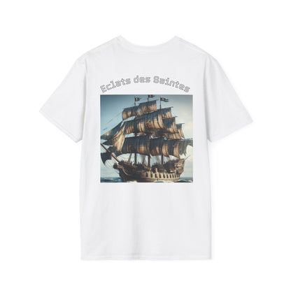 T-shirt unisexe style bateau pirate vintage | Vêtements nautiques, cadeaux pour marins, tenues d'été, vêtements décontractés, t-shirts d'aventure
