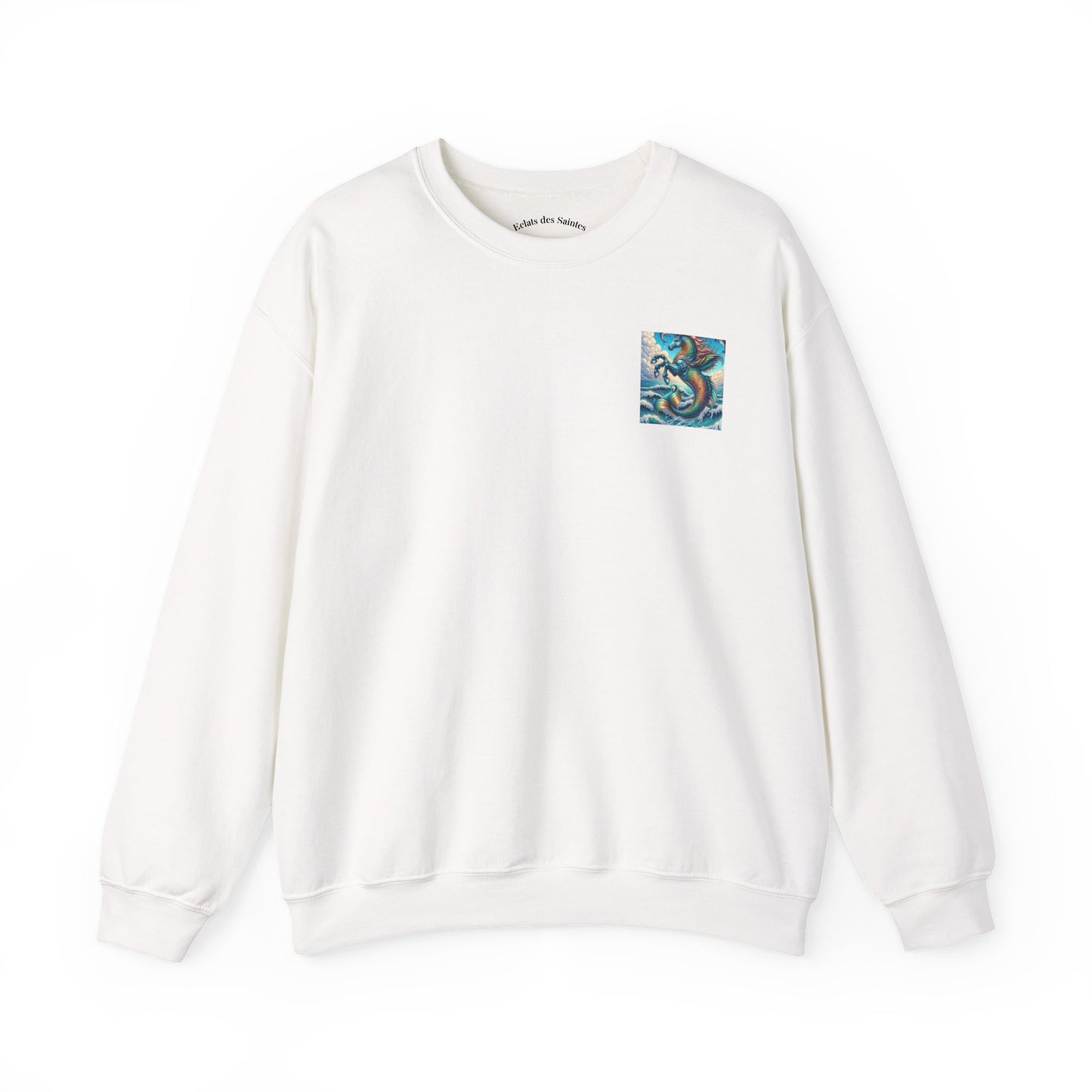 Ocean-Inspired Graphic Sweatshirt, Seaside Cozy Crewneck, Beach Vibes Clothing, Artwork Sweatshirt, Ideal Gift for Ocean Lovers