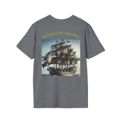 T-shirt unisexe style bateau pirate vintage | Vêtements nautiques, cadeaux pour marins, tenues d'été, vêtements décontractés, t-shirts d'aventure