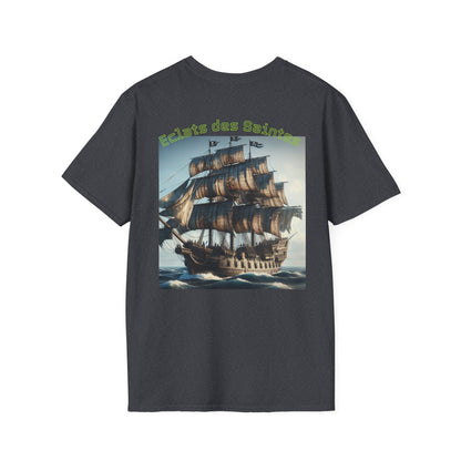 T-shirt unisexe style bateau pirate vintage | Vêtements nautiques, cadeaux pour marins, tenues d'été, vêtements décontractés, t-shirts d'aventure