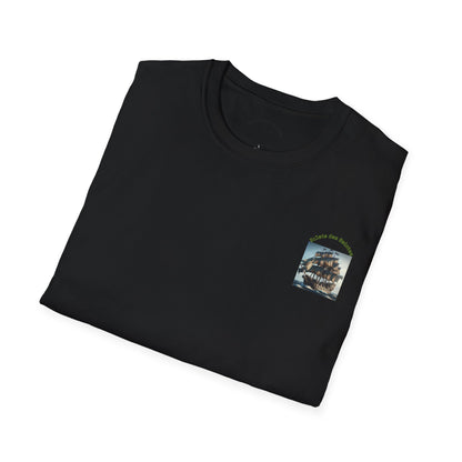T-shirt unisexe style bateau pirate vintage | Vêtements nautiques, cadeaux pour marins, tenues d'été, vêtements décontractés, t-shirts d'aventure