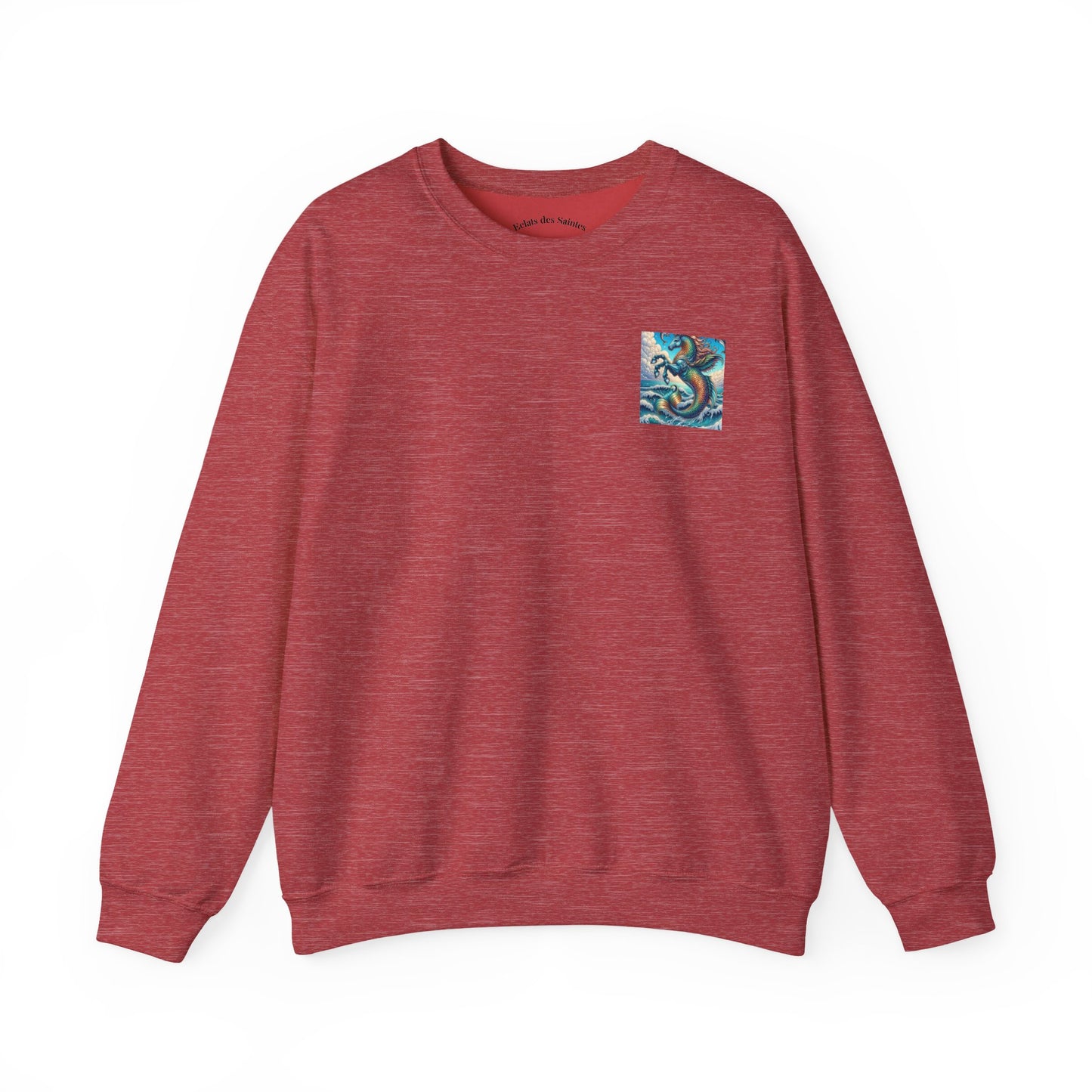 Ocean-Inspired Graphic Sweatshirt, Seaside Cozy Crewneck, Beach Vibes Clothing, Artwork Sweatshirt, Ideal Gift for Ocean Lovers