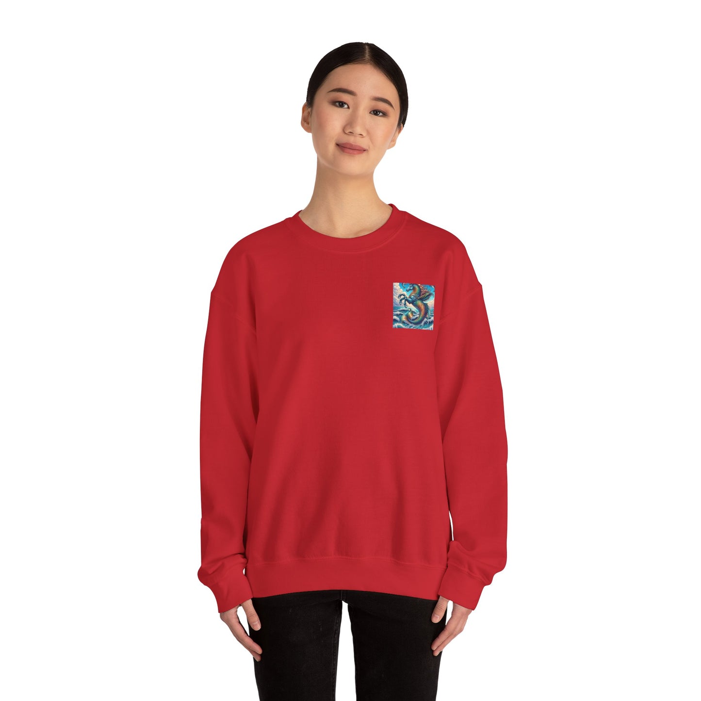 Ocean-Inspired Graphic Sweatshirt, Seaside Cozy Crewneck, Beach Vibes Clothing, Artwork Sweatshirt, Ideal Gift for Ocean Lovers