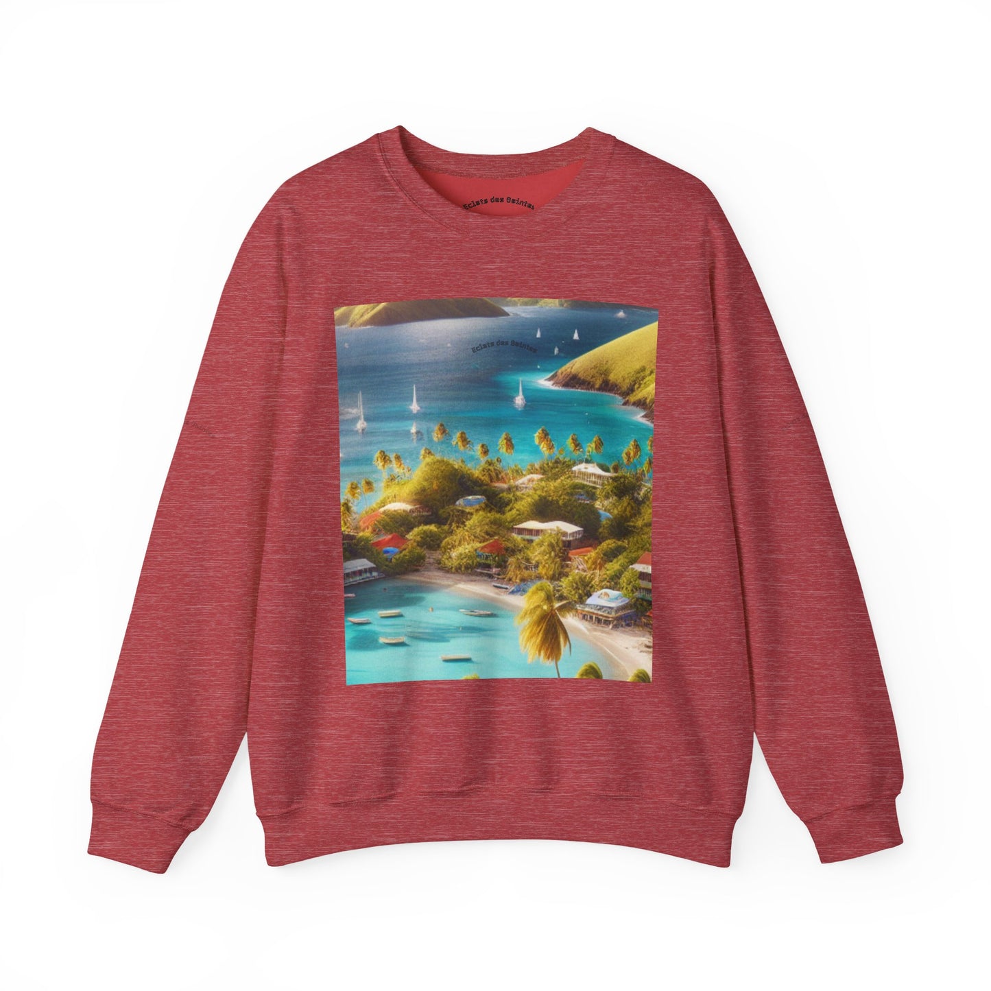 Tropical Paradise Sweatshirt, Cozy Crewneck for Beach Lovers, Perfect for Travel, Summer Vibes, Gift for Friends