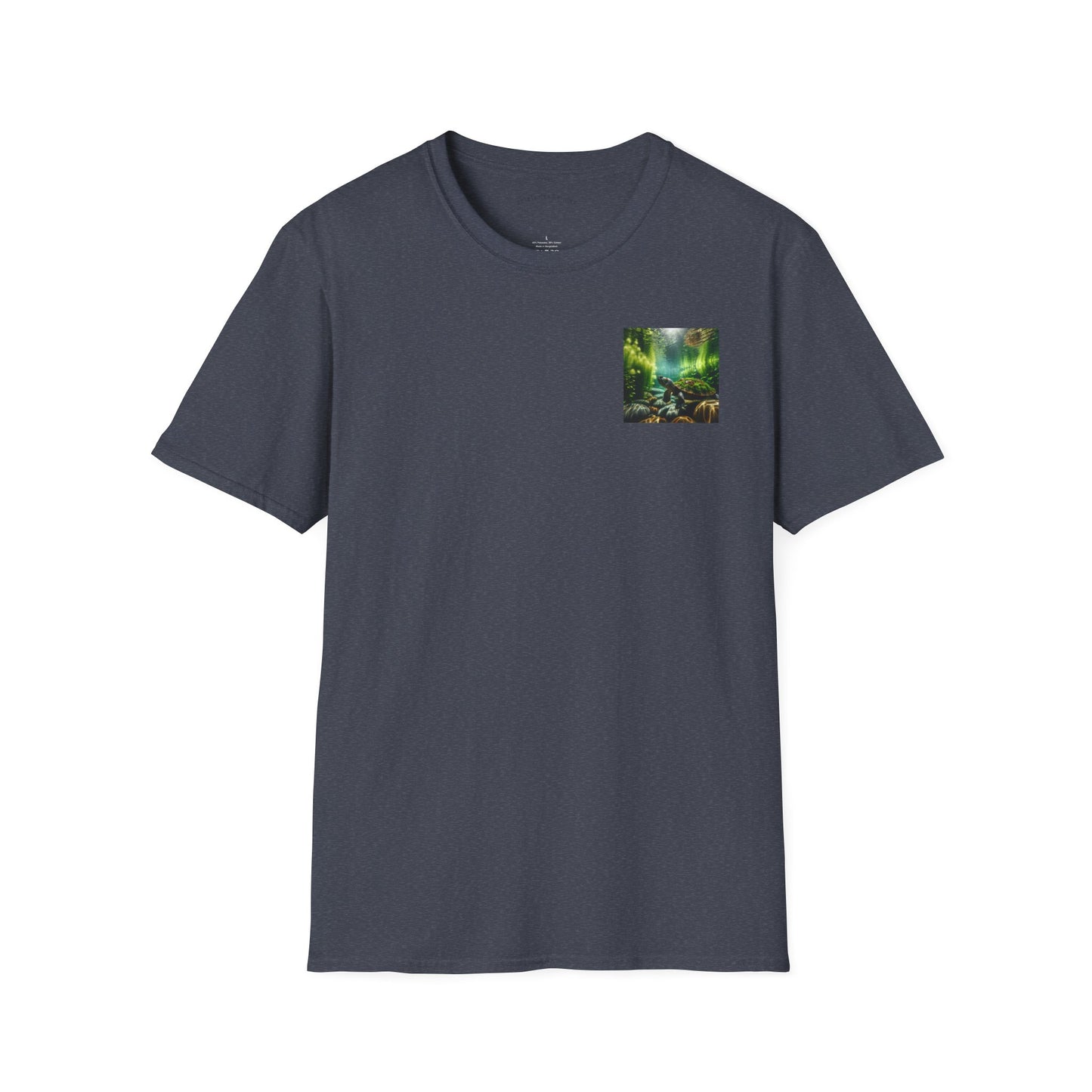 Ocean T-Shirt, Beach Wear, Turtle Design Tee, Nature Lover Gift, Diving Adventure Shirt