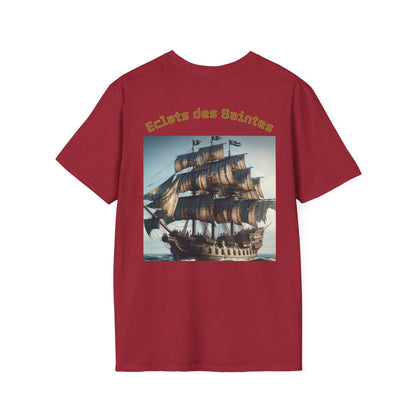 T-shirt unisexe style bateau pirate vintage | Vêtements nautiques, cadeaux pour marins, tenues d'été, vêtements décontractés, t-shirts d'aventure