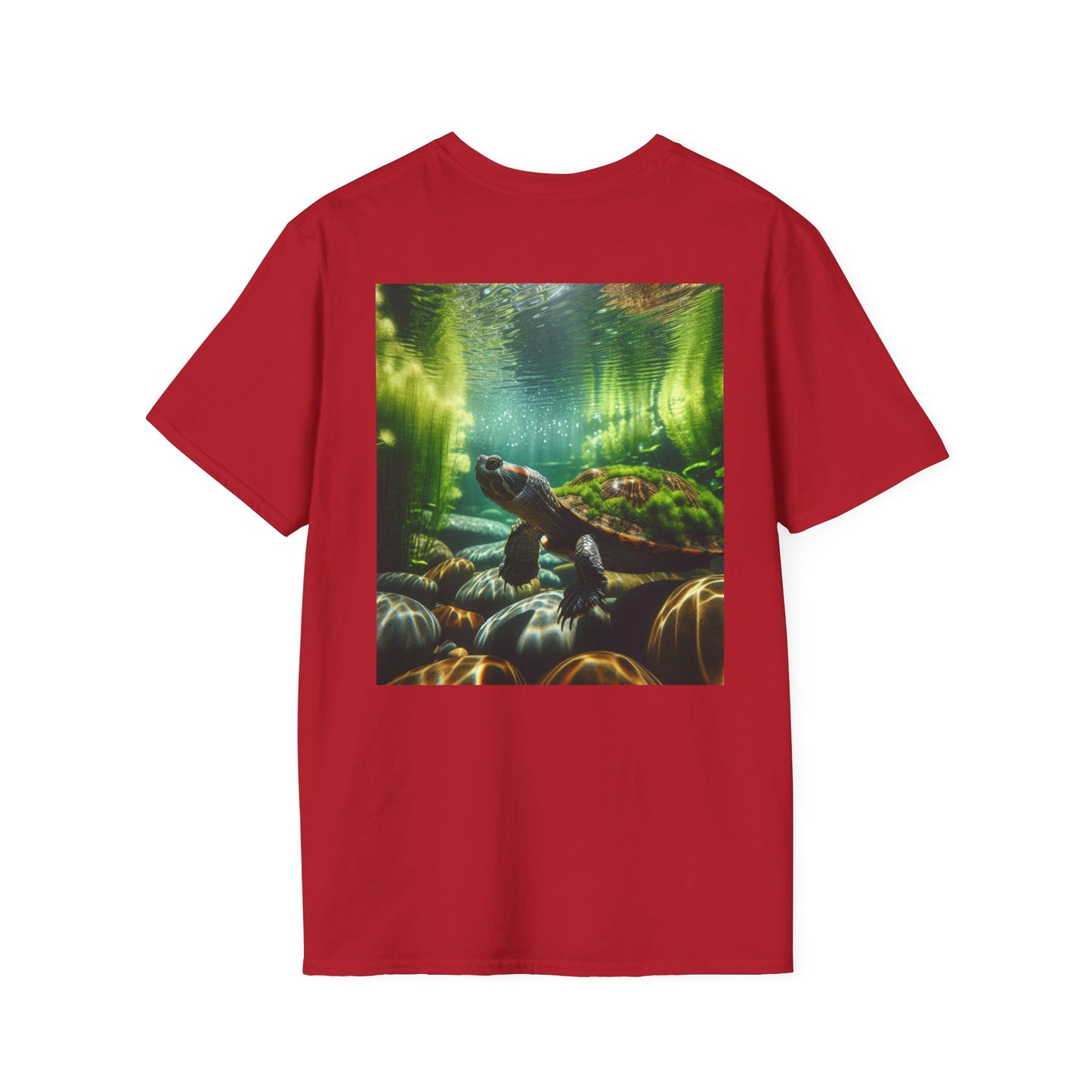Ocean T-Shirt, Beach Wear, Turtle Design Tee, Nature Lover Gift, Diving Adventure Shirt