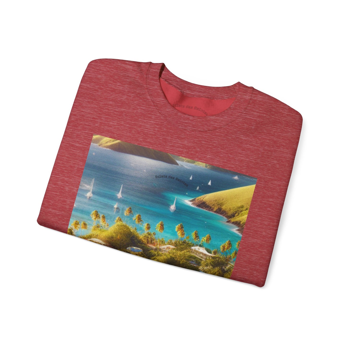 Tropical Paradise Sweatshirt, Cozy Crewneck for Beach Lovers, Perfect for Travel, Summer Vibes, Gift for Friends