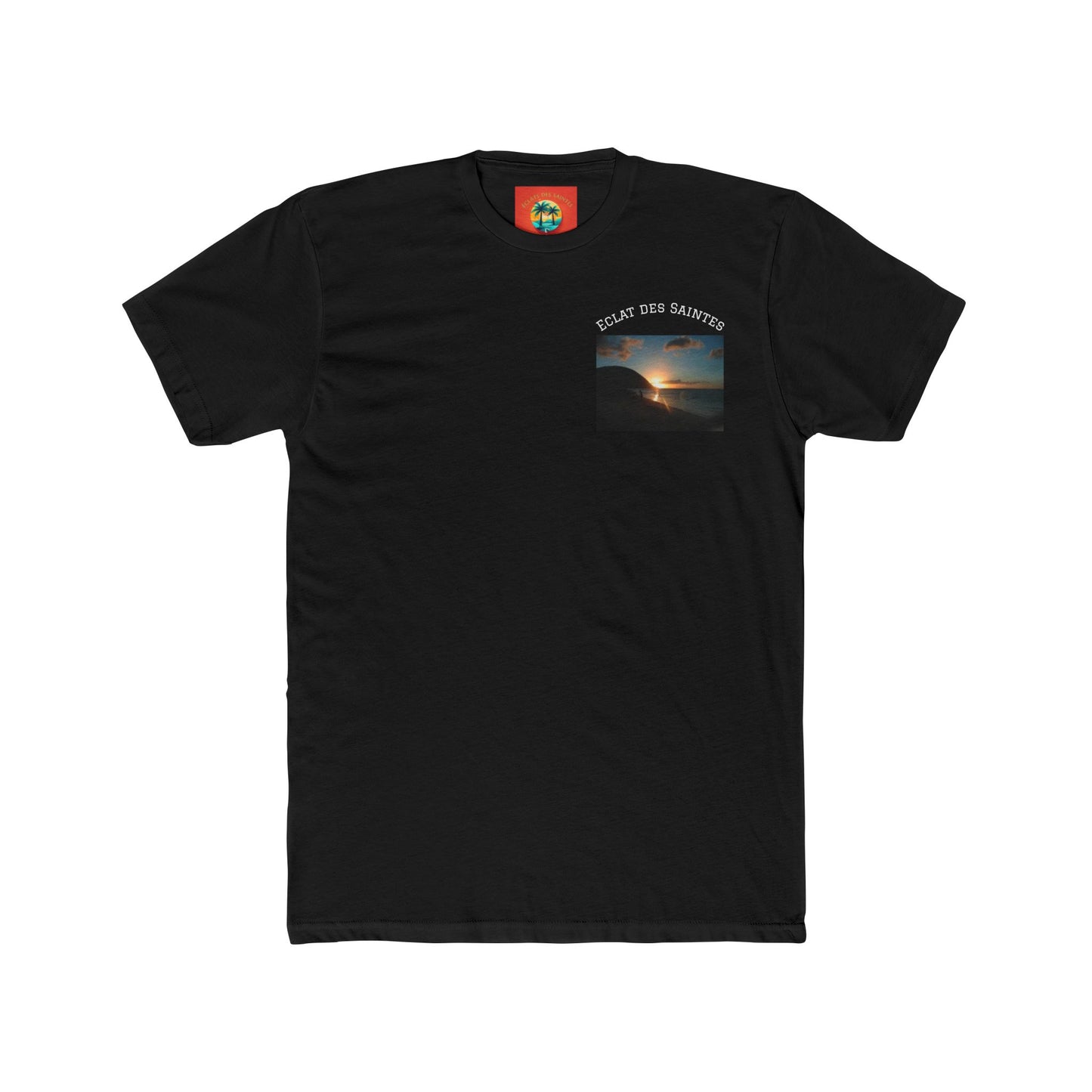 T-shirt ras du cou unisexe en coton