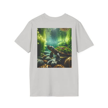 Ocean T-Shirt, Beach Wear, Turtle Design Tee, Nature Lover Gift, Diving Adventure Shirt