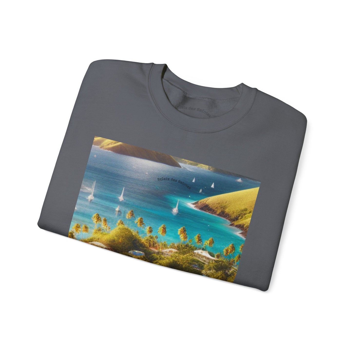 Tropical Paradise Sweatshirt, Cozy Crewneck for Beach Lovers, Perfect for Travel, Summer Vibes, Gift for Friends