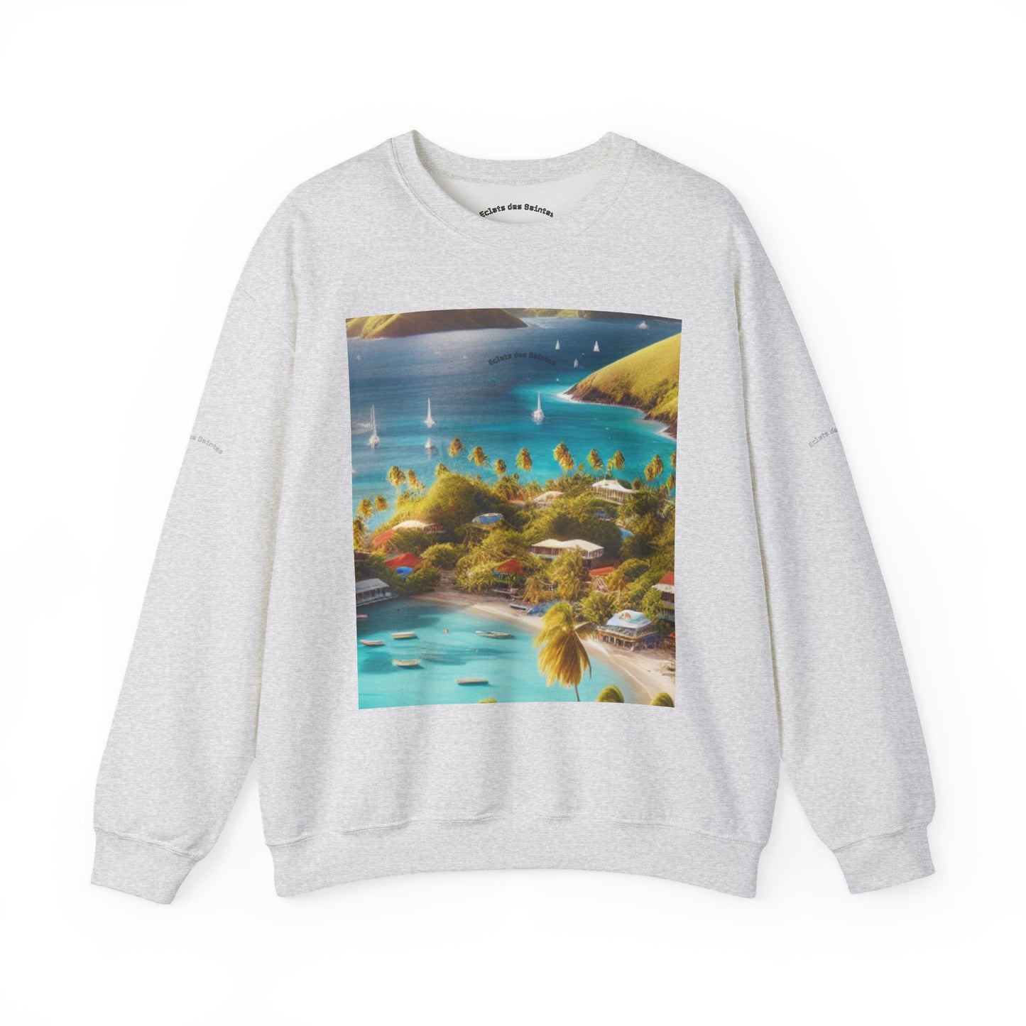 Tropical Paradise Sweatshirt, Cozy Crewneck for Beach Lovers, Perfect for Travel, Summer Vibes, Gift for Friends
