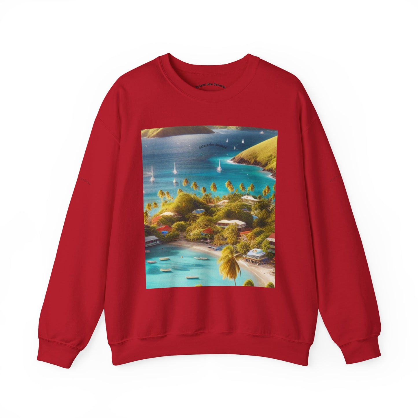 Tropical Paradise Sweatshirt, Cozy Crewneck for Beach Lovers, Perfect for Travel, Summer Vibes, Gift for Friends